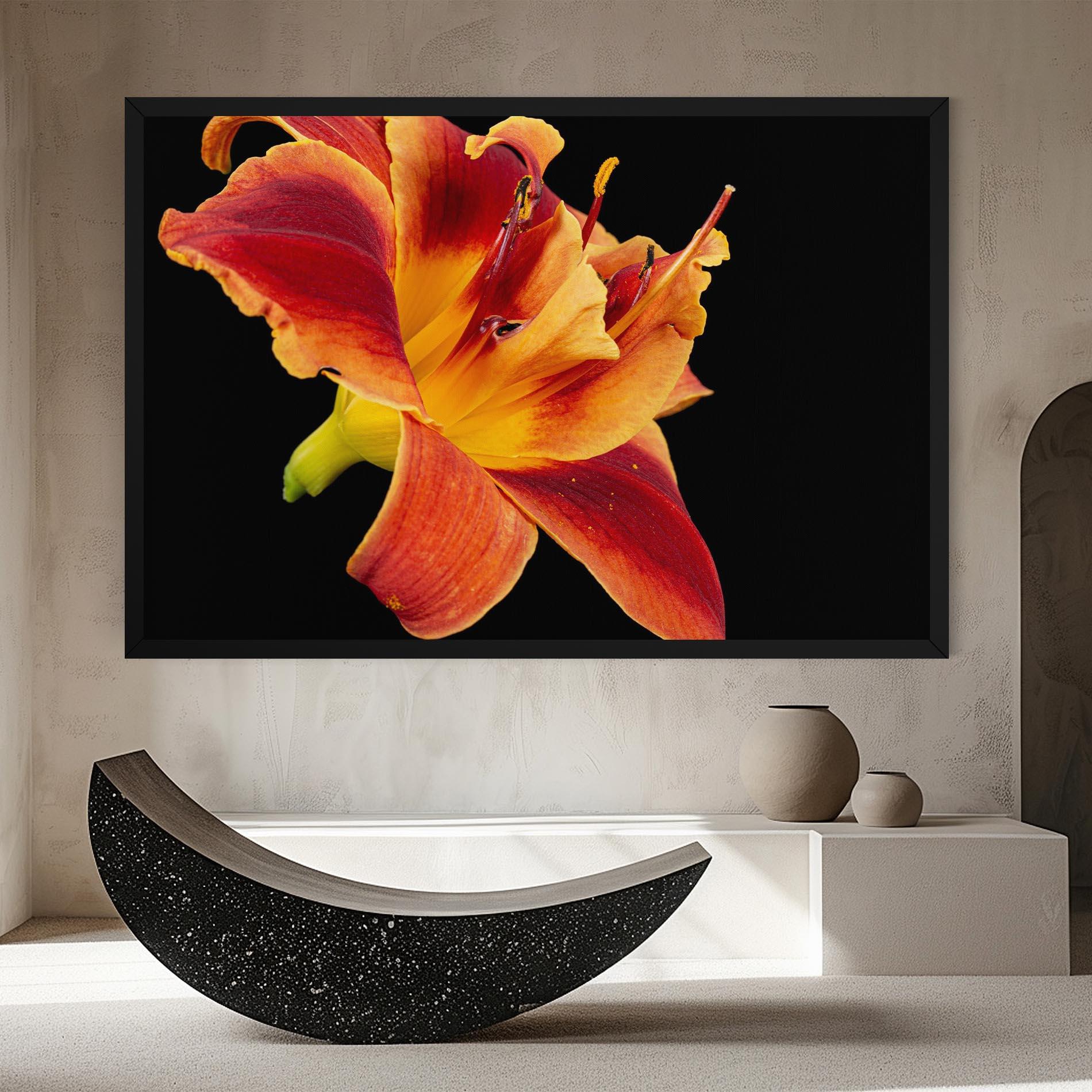 Vászonkép Exotic Orange Red mockup 8