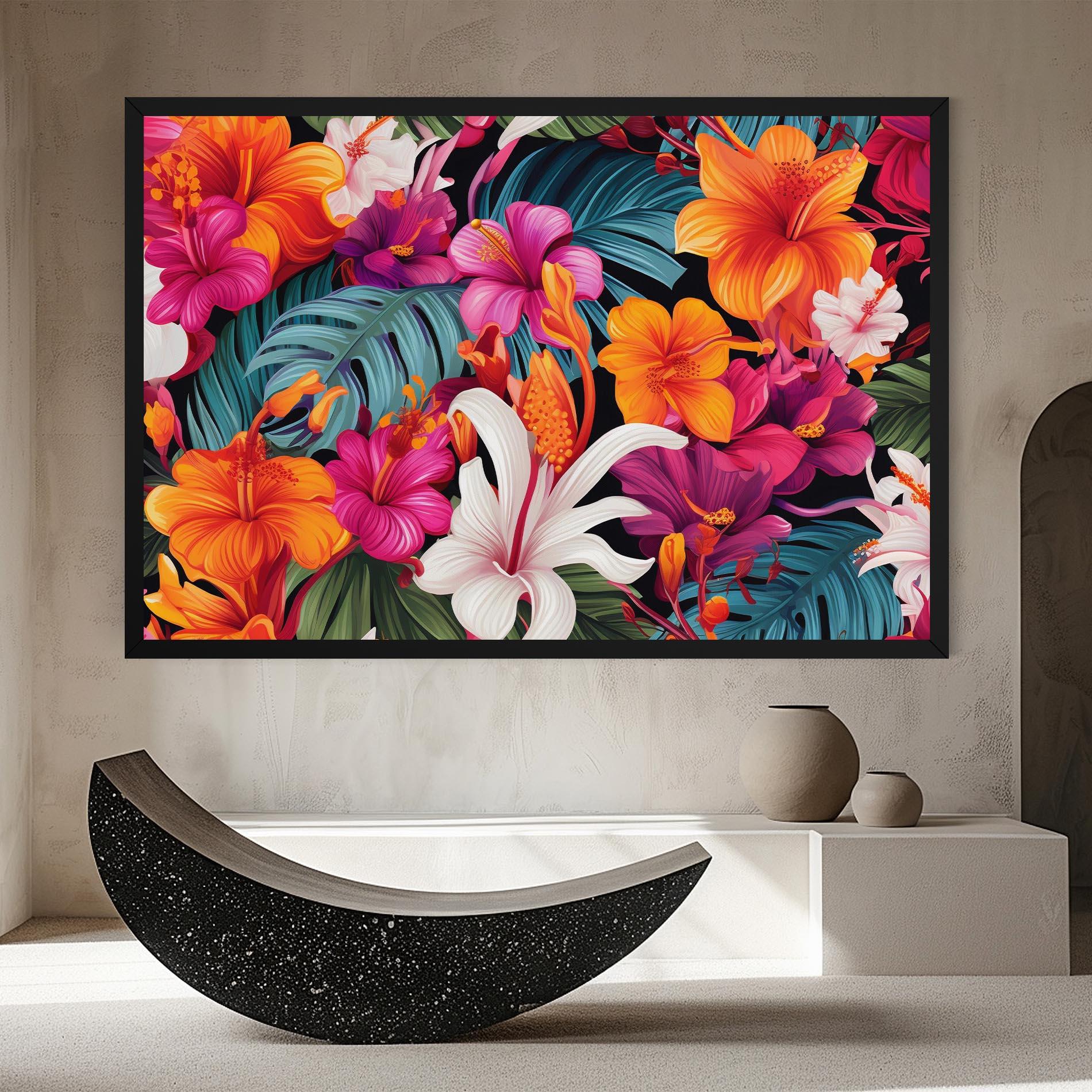 Vászonkép Exotic Patern mockup 8