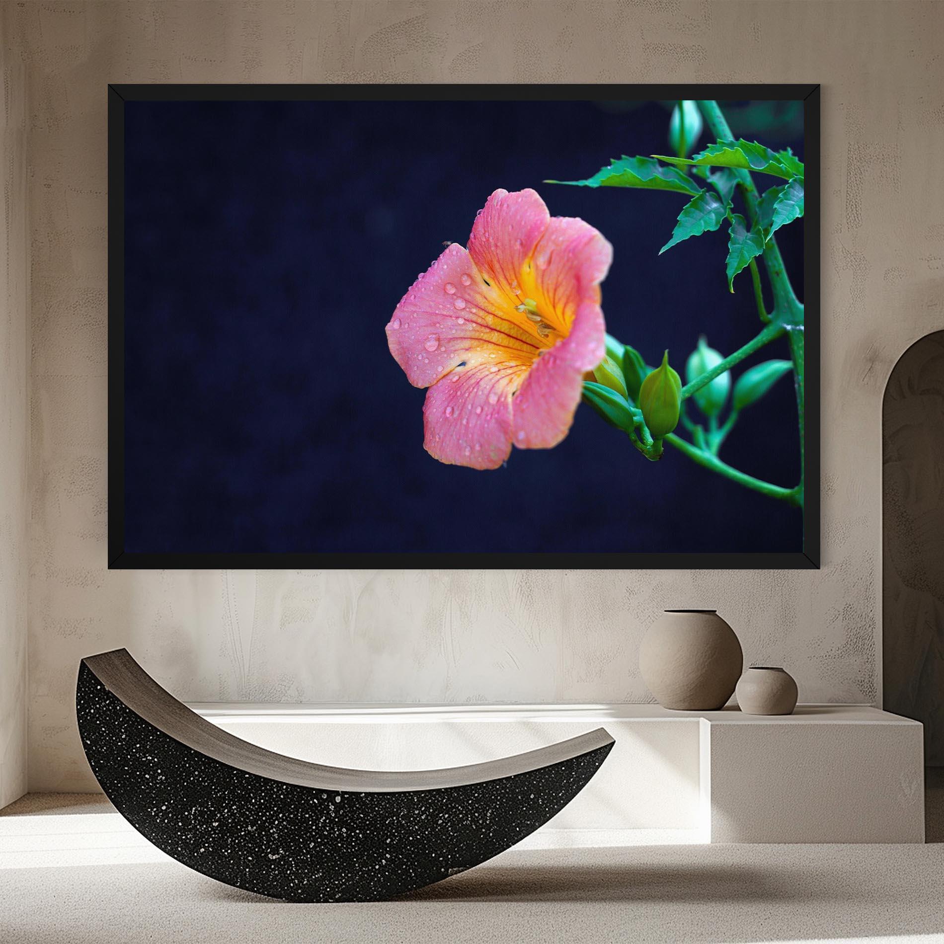 Vászonkép Exotic Pink Plant mockup 8