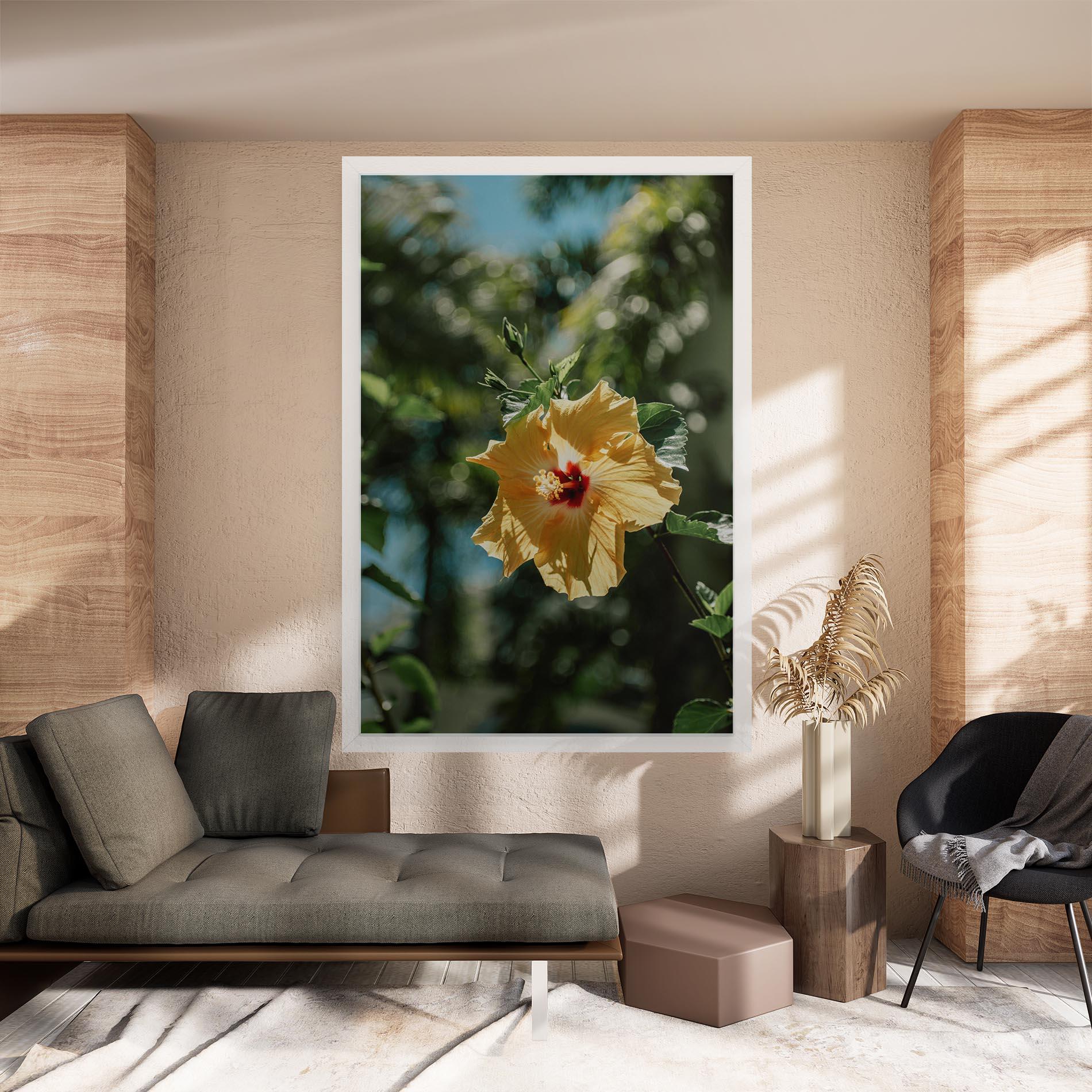 Vászonkép Yellow Pretty Exotic mockup 8