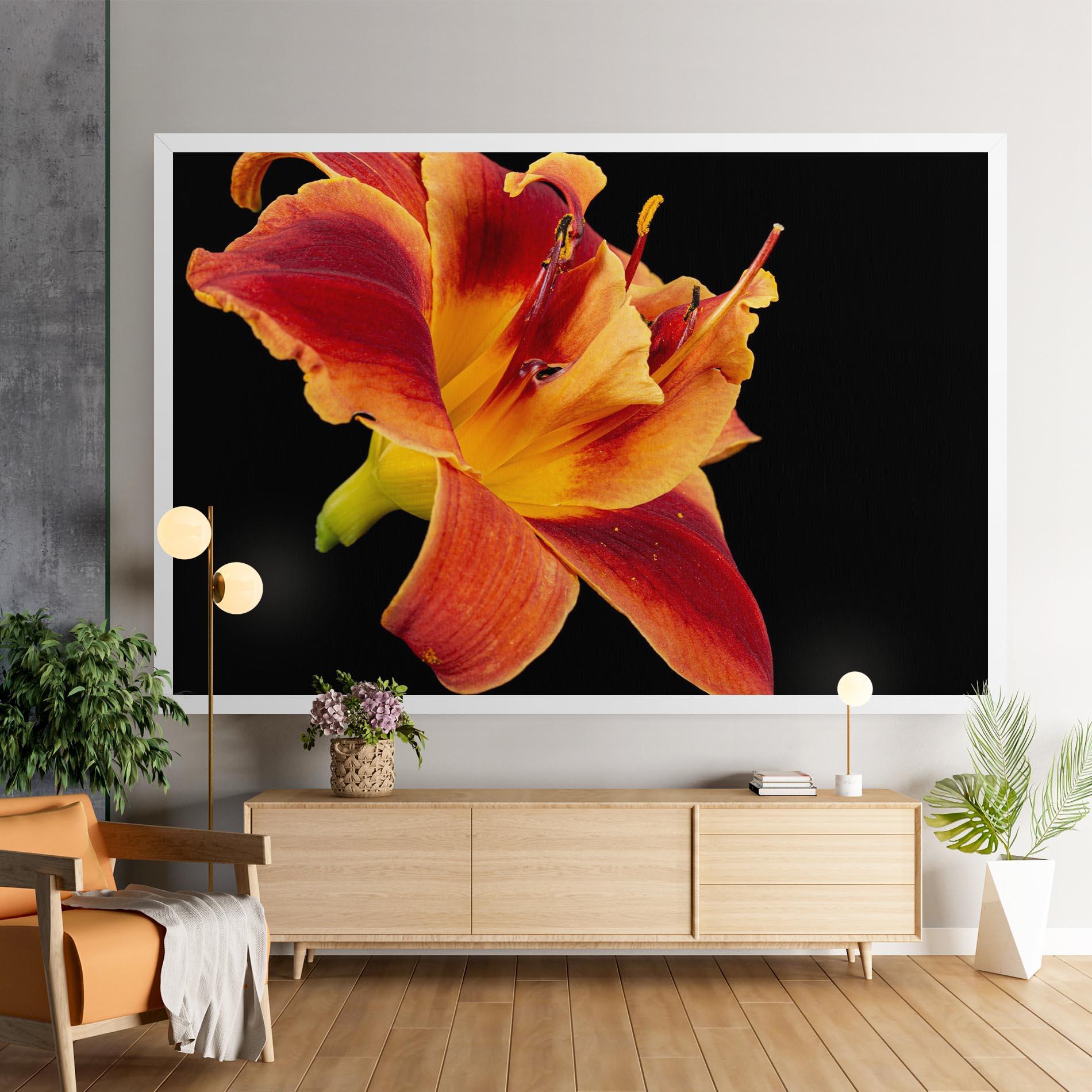 Vászonkép Exotic Orange Red mockup 9