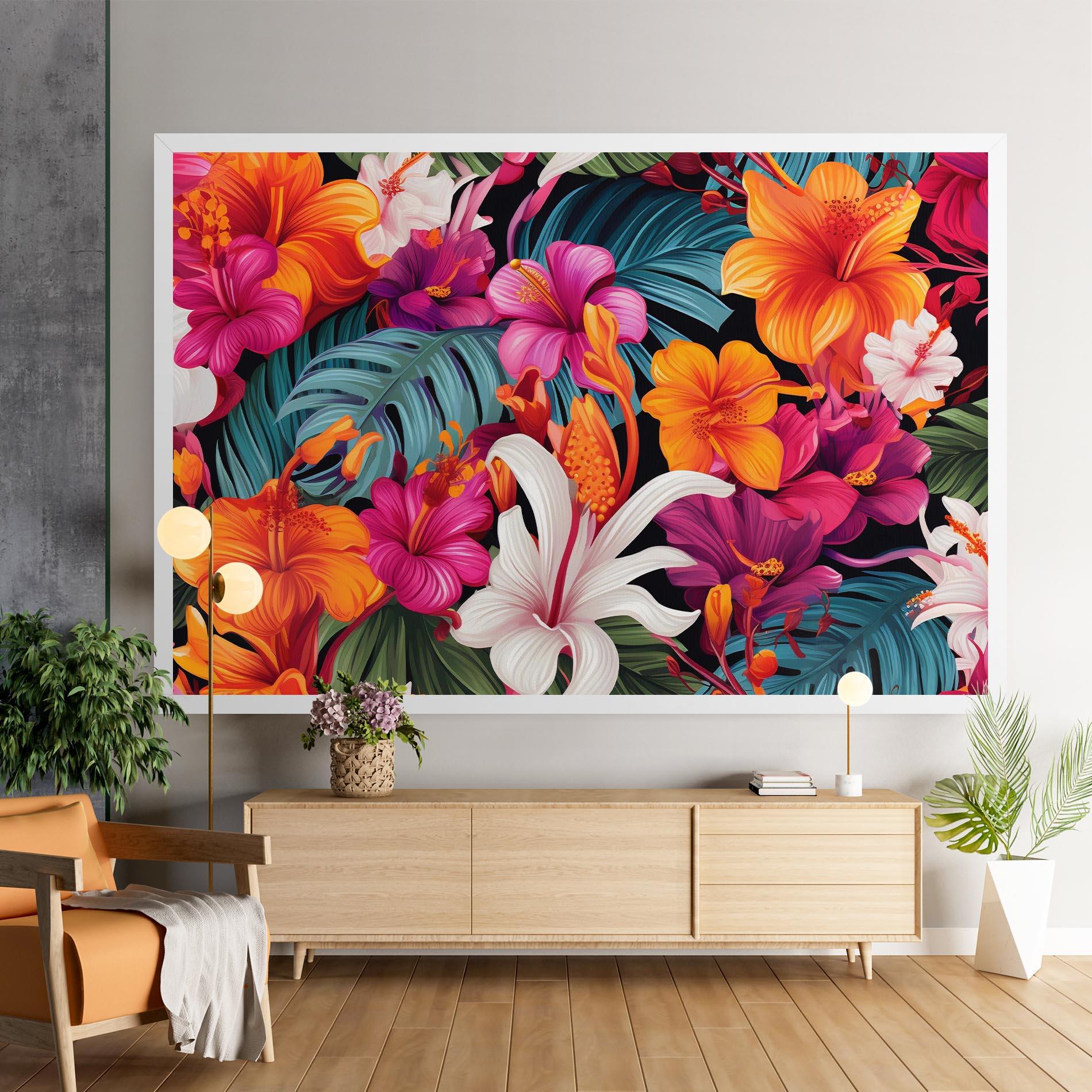 Vászonkép Exotic Patern mockup 9