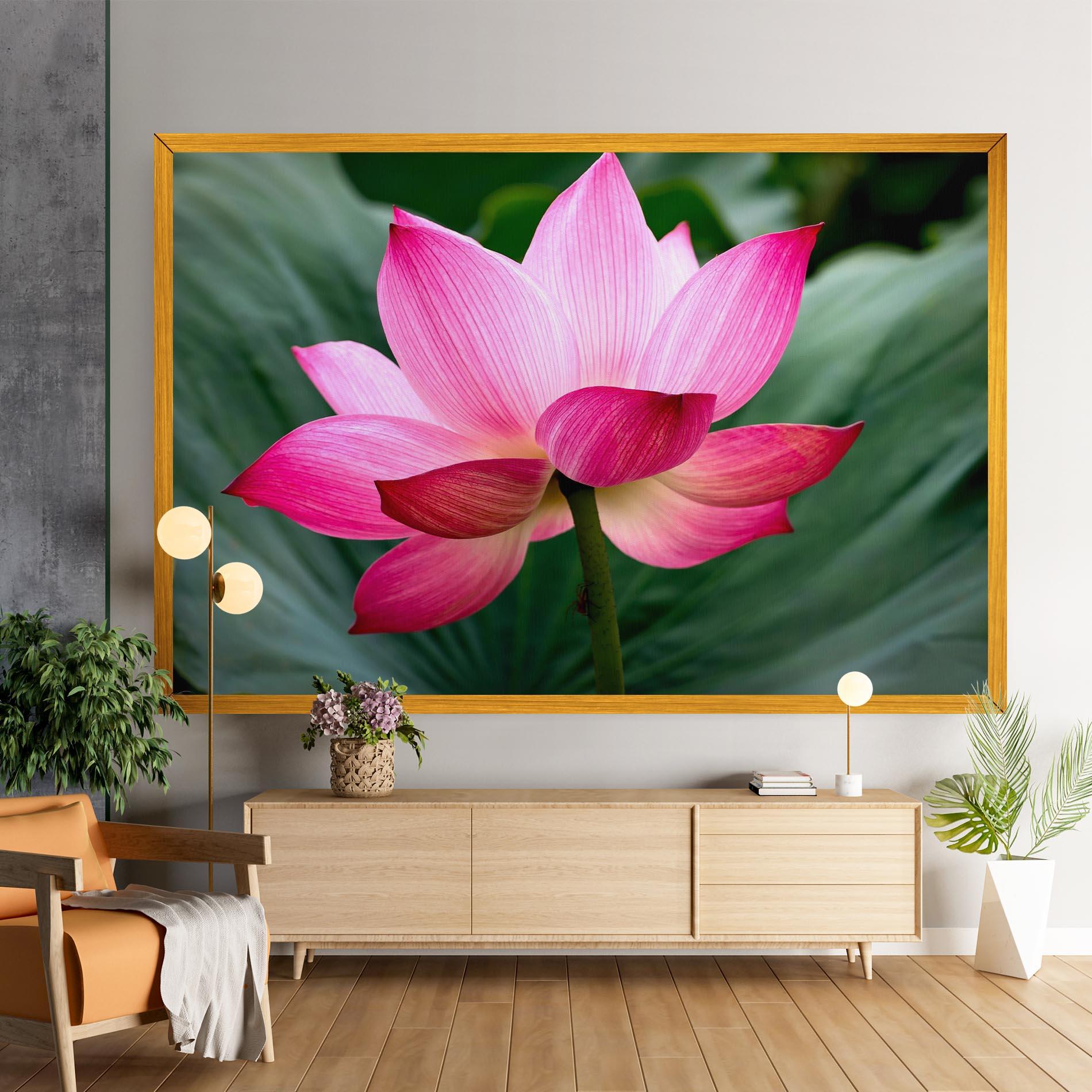 Vászonkép Beautiful Pink Exotic mockup 9