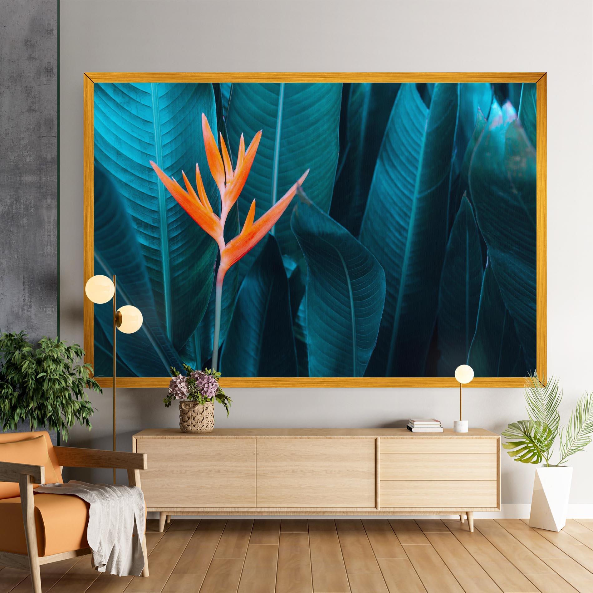 Vászonkép Orange Green Exotic mockup 9