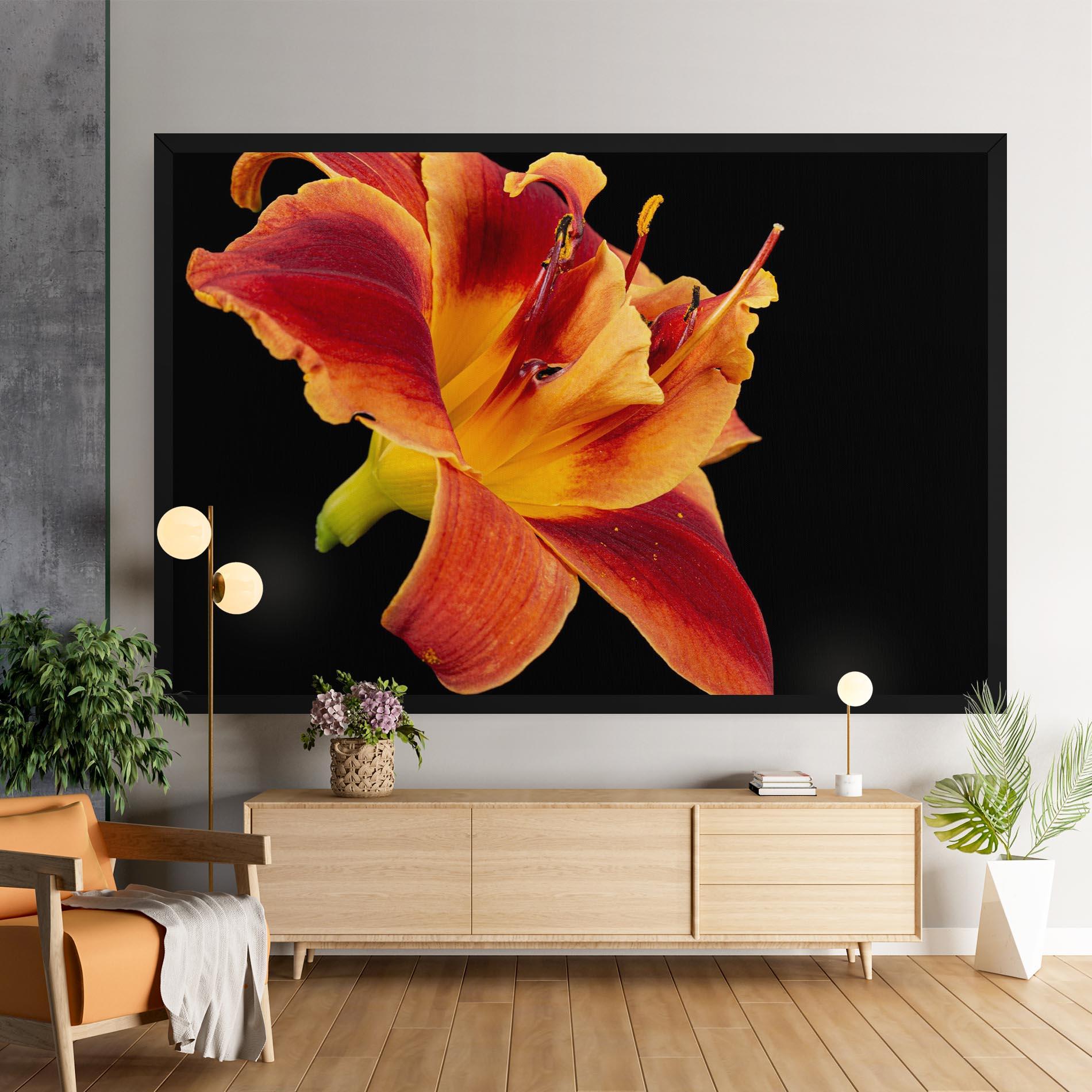 Vászonkép Exotic Orange Red mockup 9