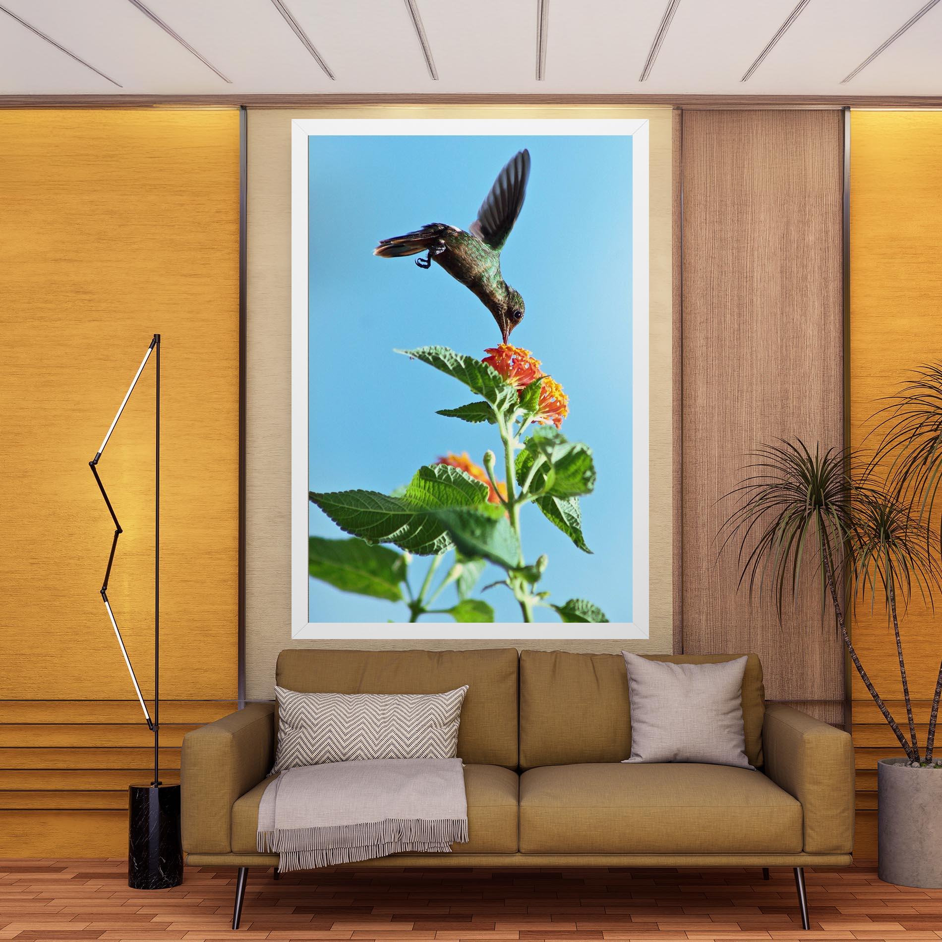 Vászonkép Bird Exotic Flower mockup 9
