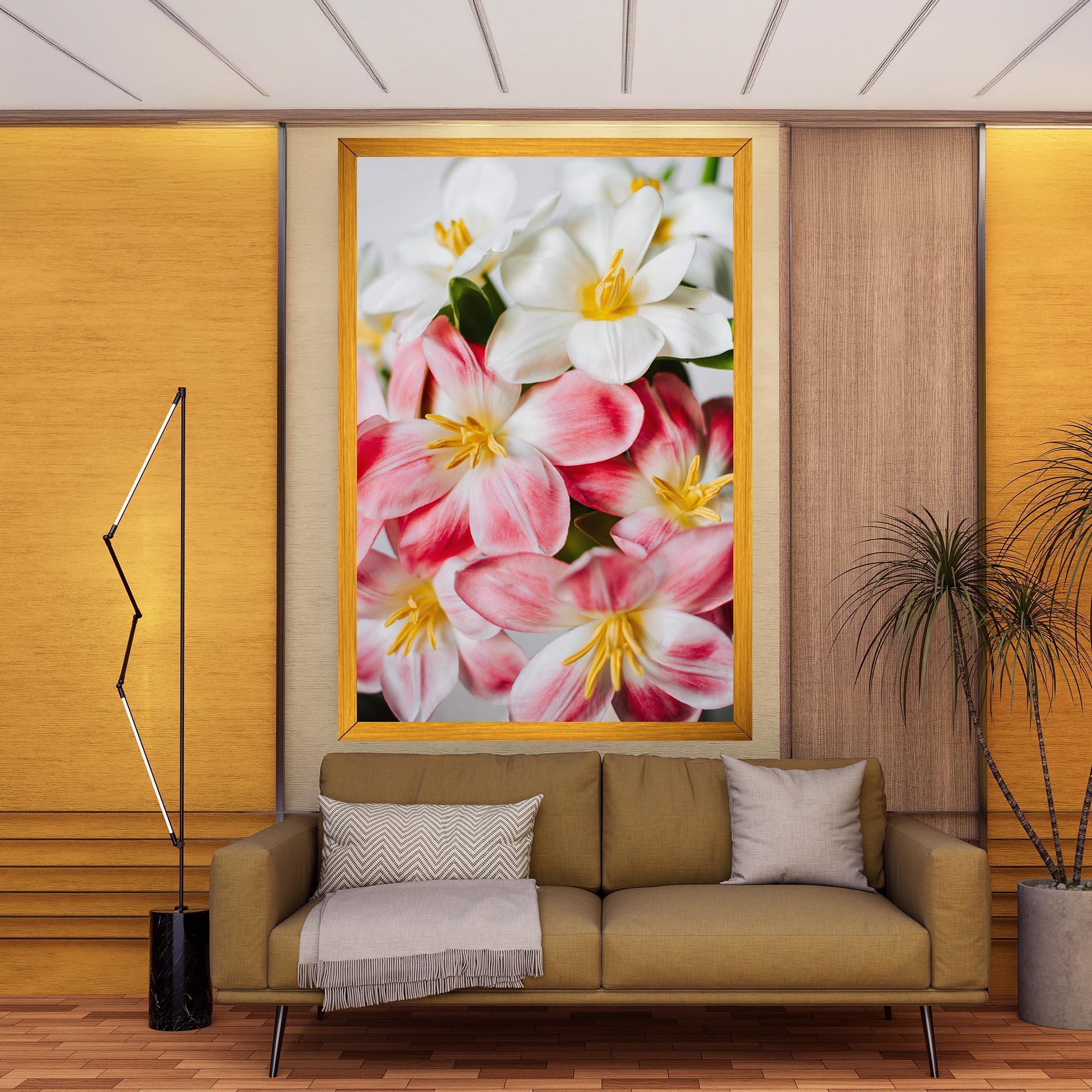 Vászonkép Beautiful Exotic Flower mockup 9