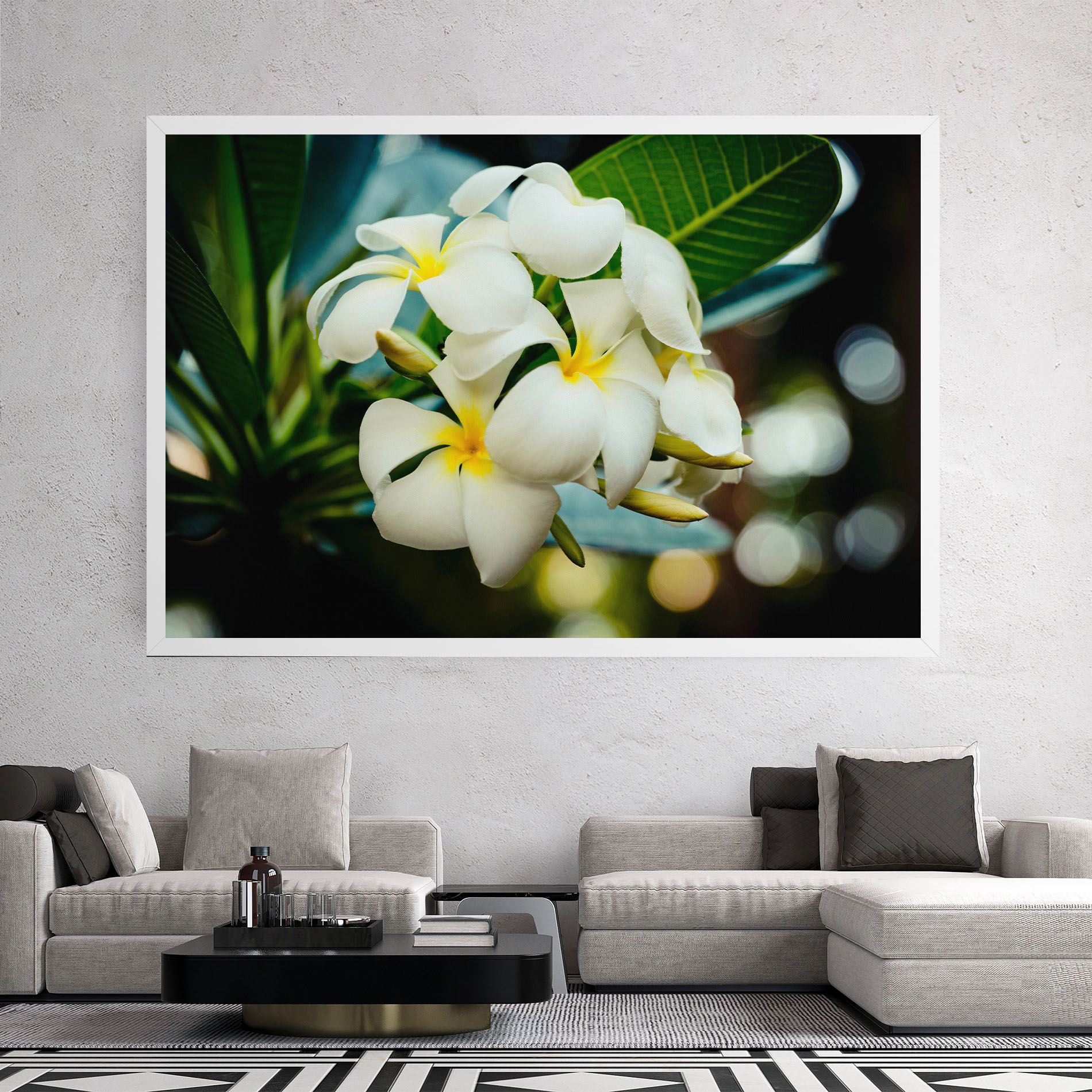 Beautiful White Exotic mockup 2