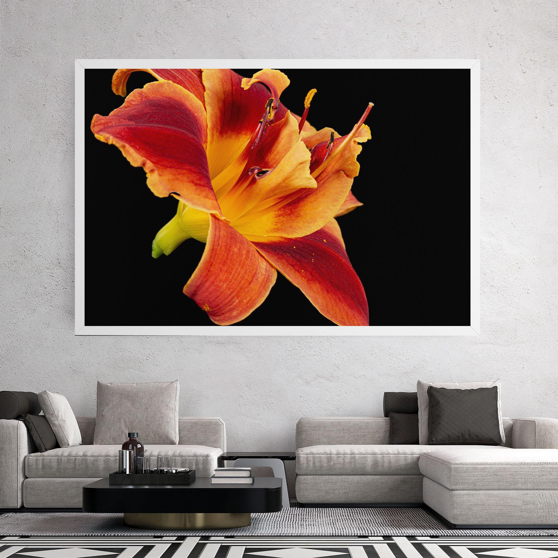 Vászonkép Exotic Orange Red mockup 2