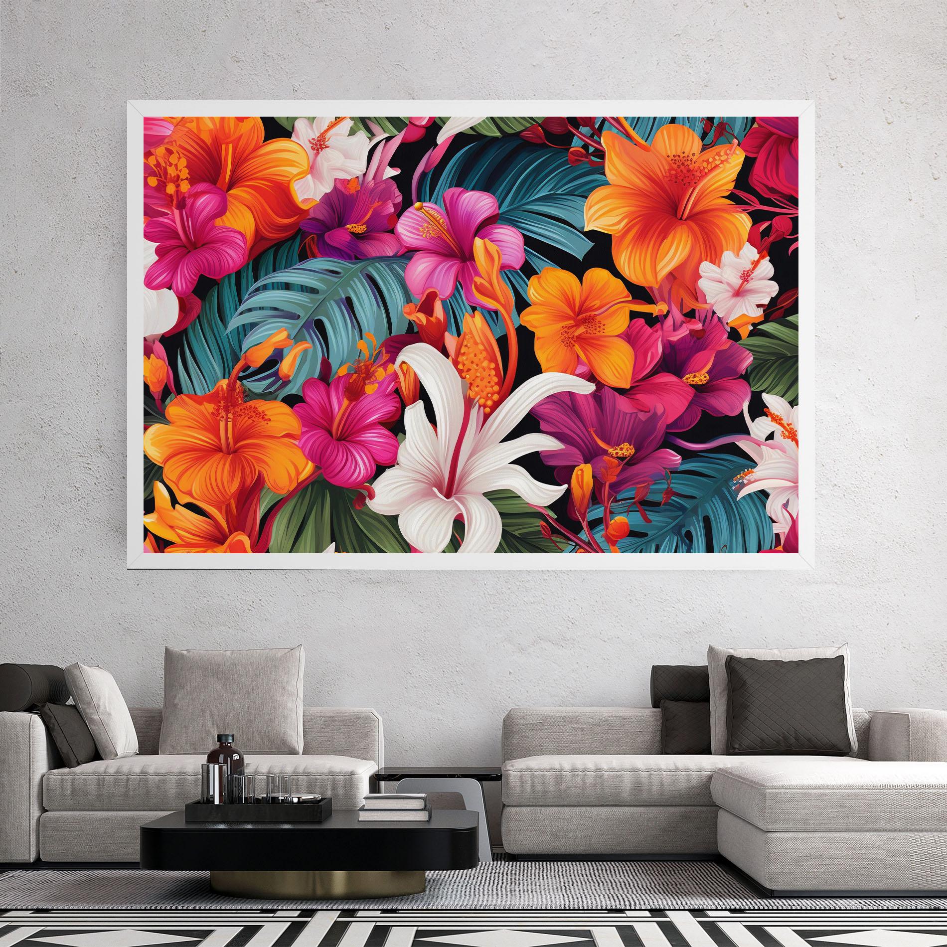 Vászonkép Exotic Patern mockup 2