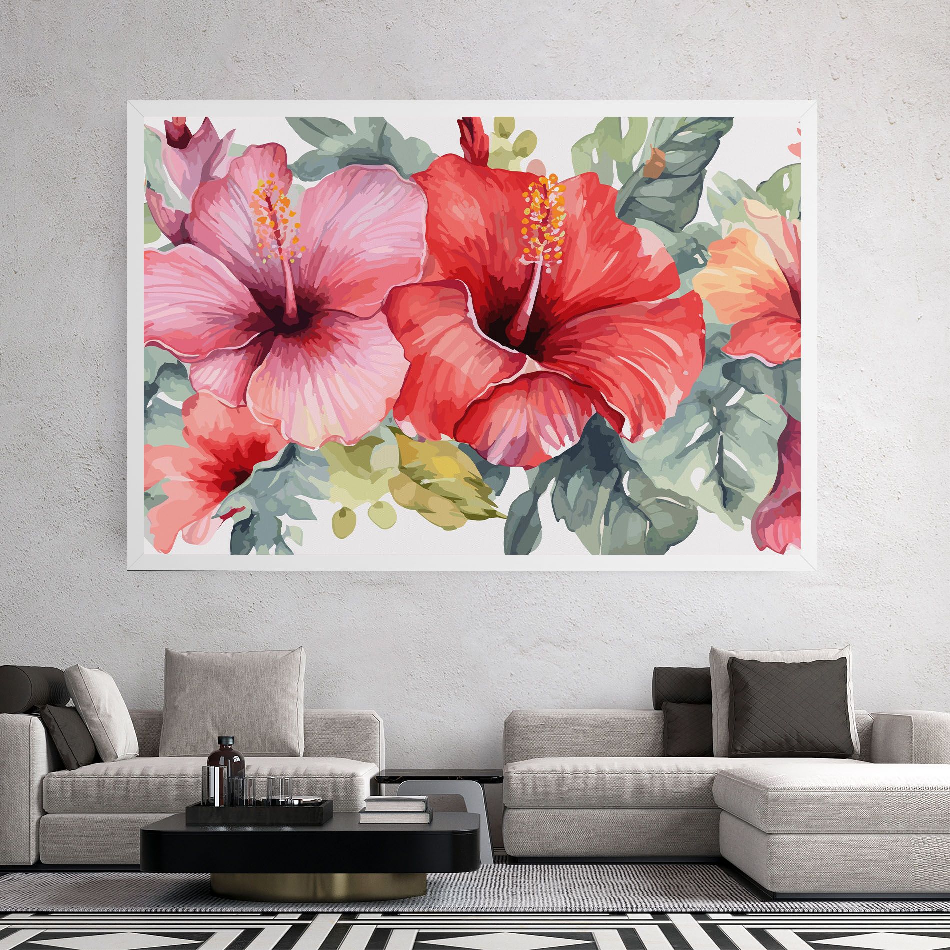 Pink Red Exotic mockup 2