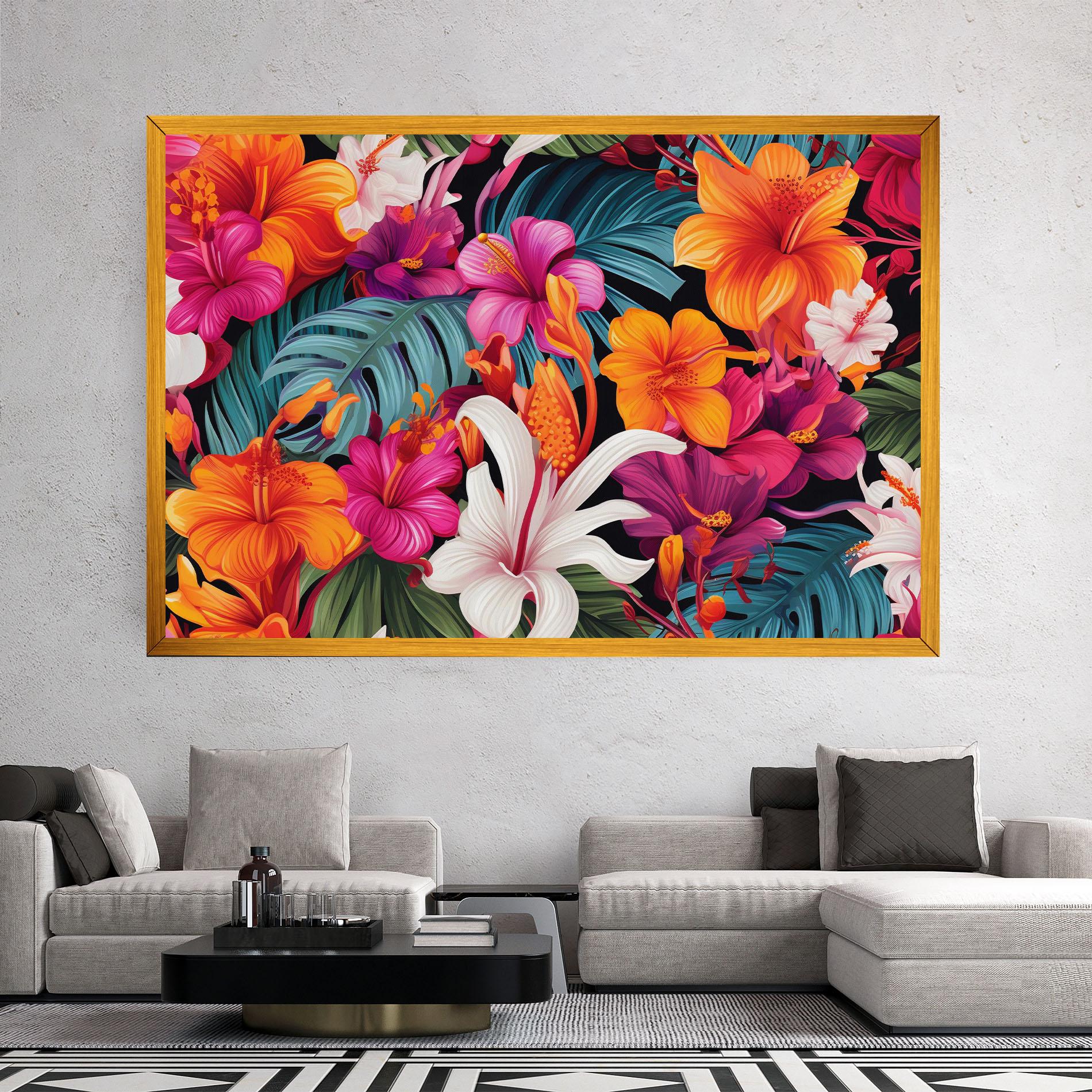 Vászonkép Exotic Patern mockup 2