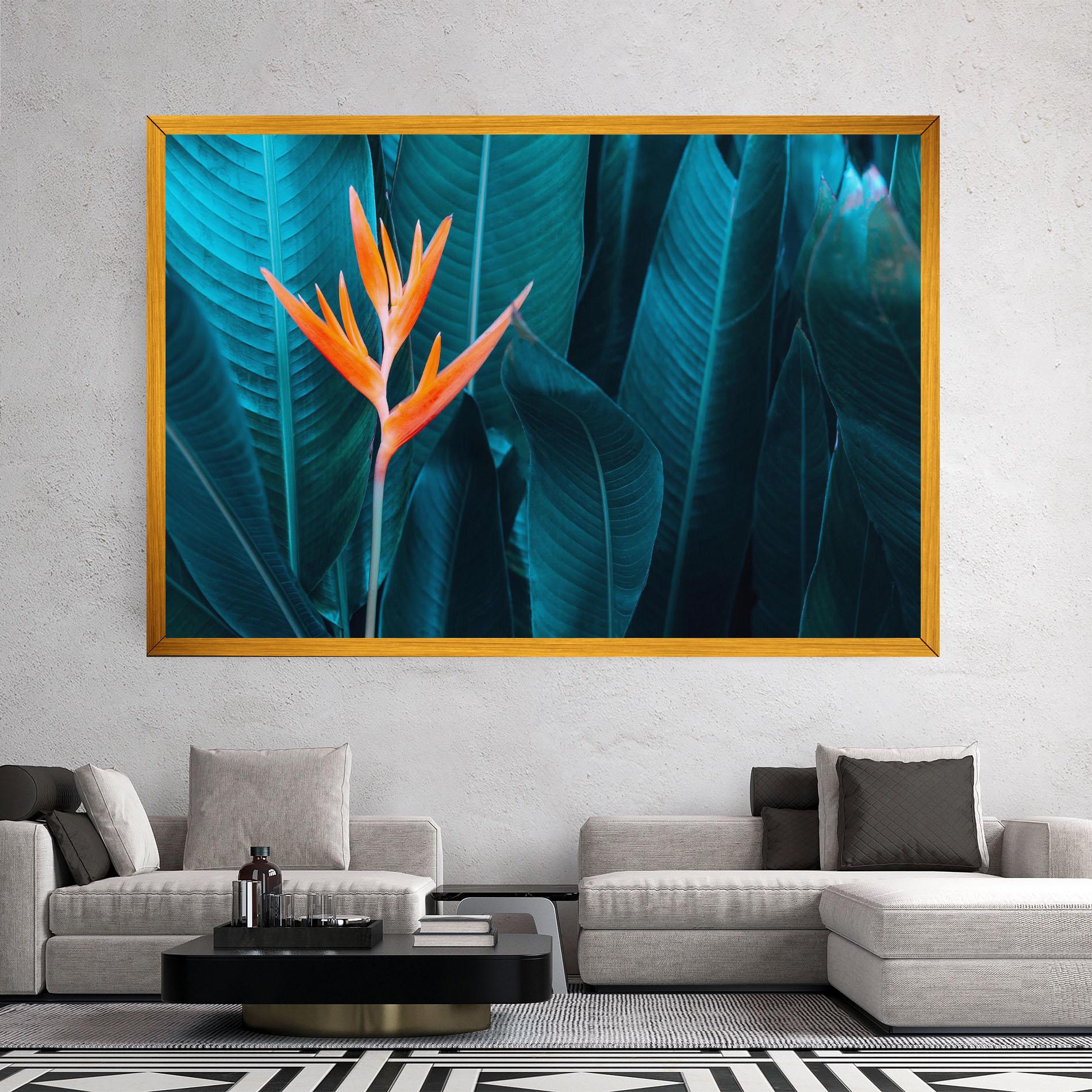 Vászonkép Orange Green Exotic mockup 2