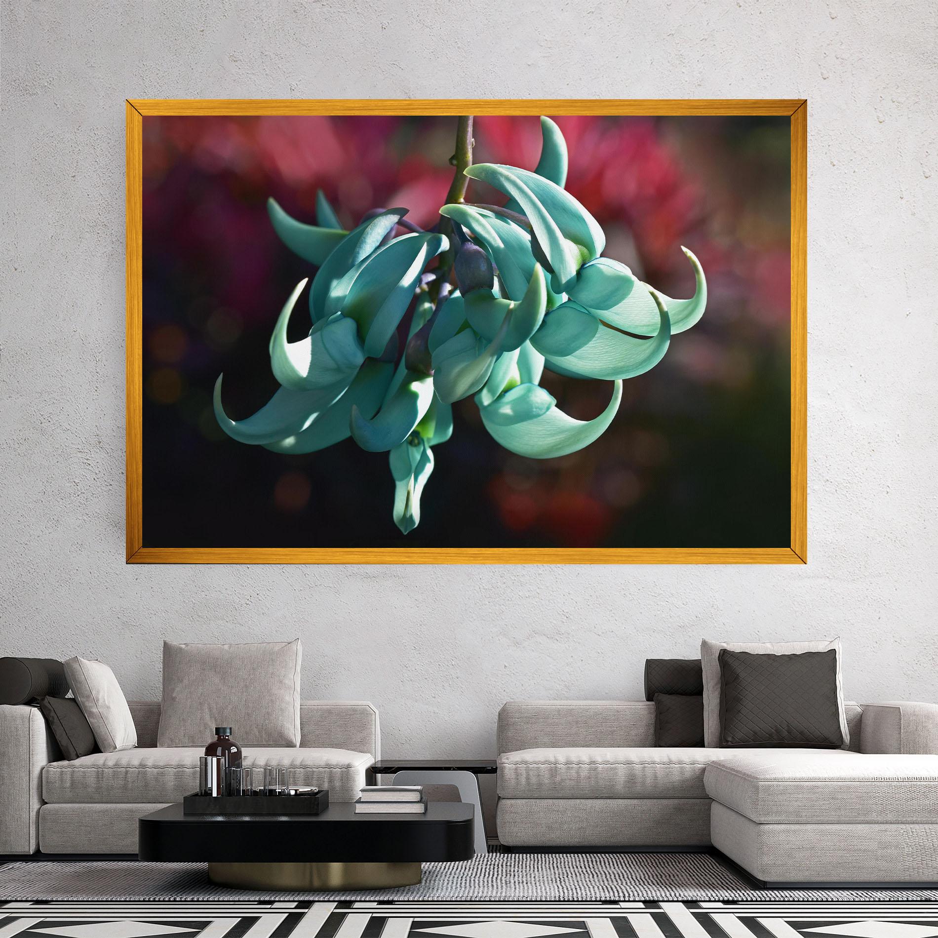 Vászonkép Pastel Green Plant mockup 2