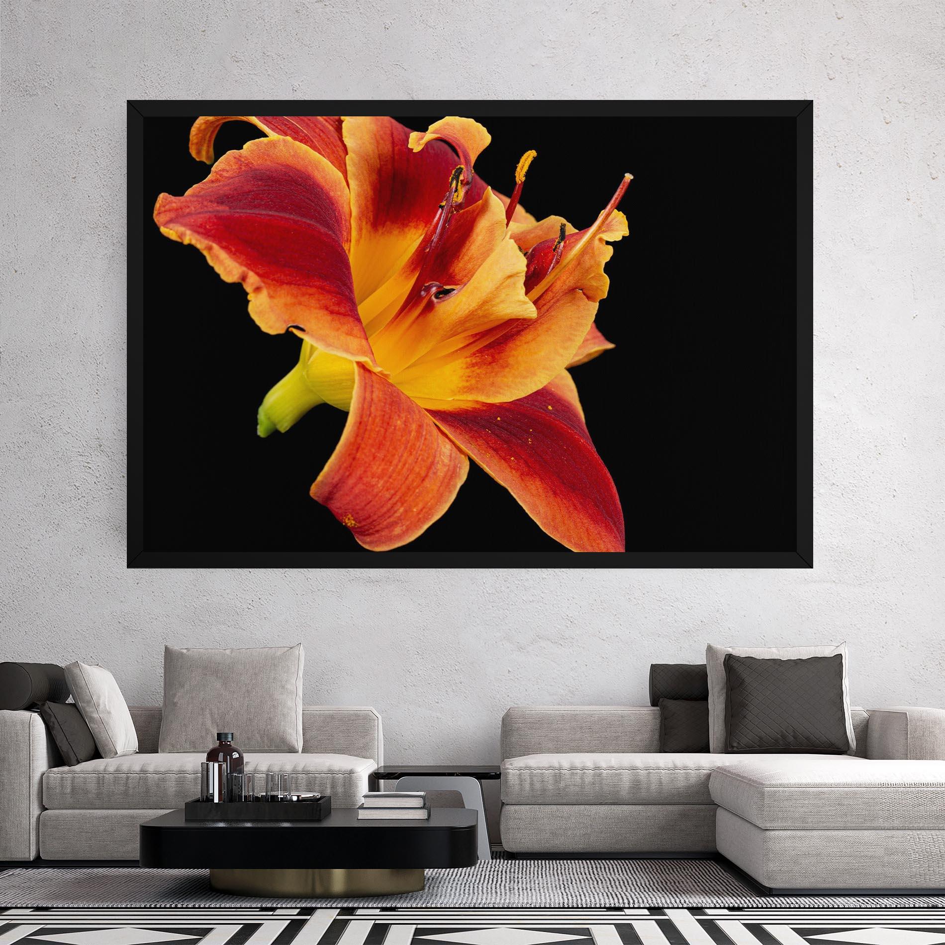 Vászonkép Exotic Orange Red mockup 2