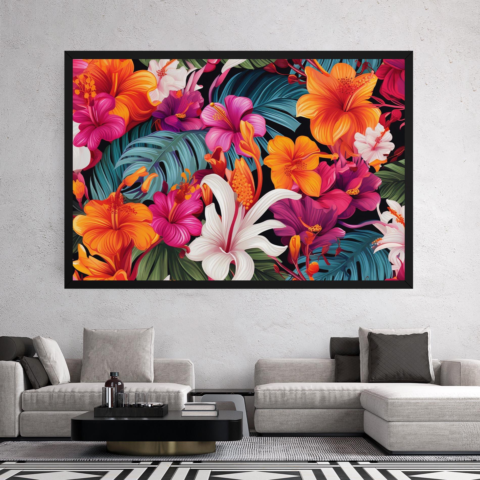 Vászonkép Exotic Patern mockup 2