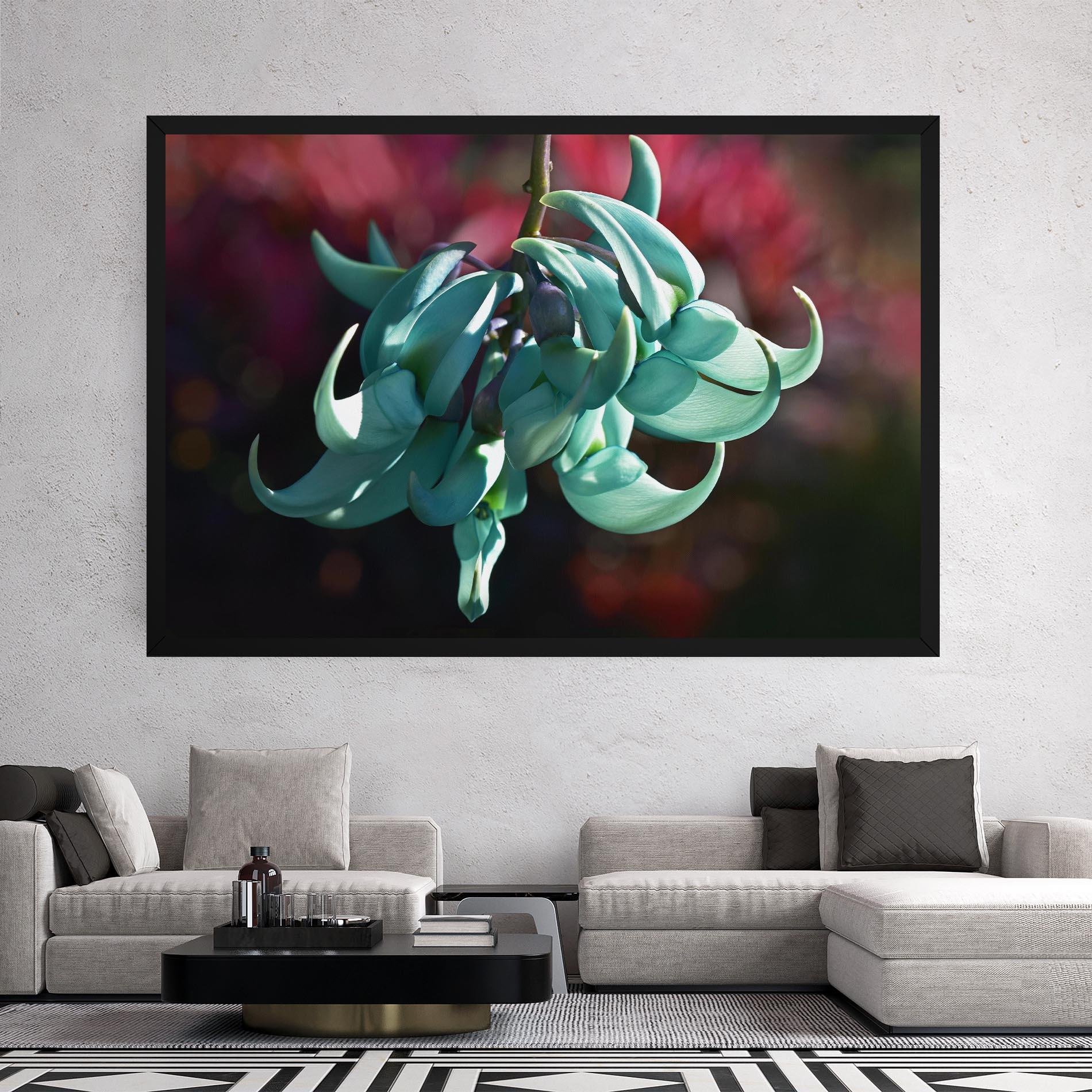 Vászonkép Pastel Green Plant mockup 2