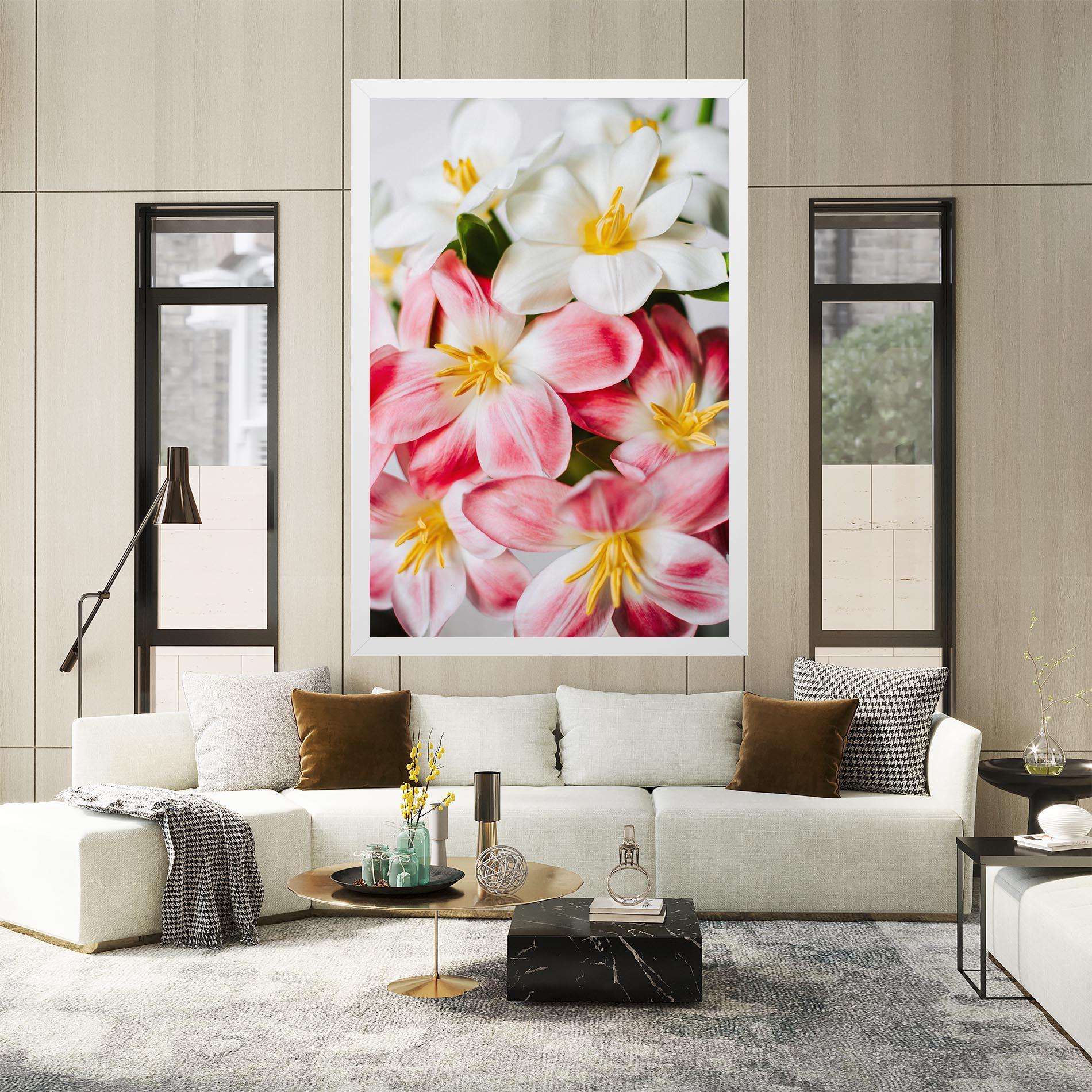 Vászonkép Beautiful Exotic Flower mockup 2