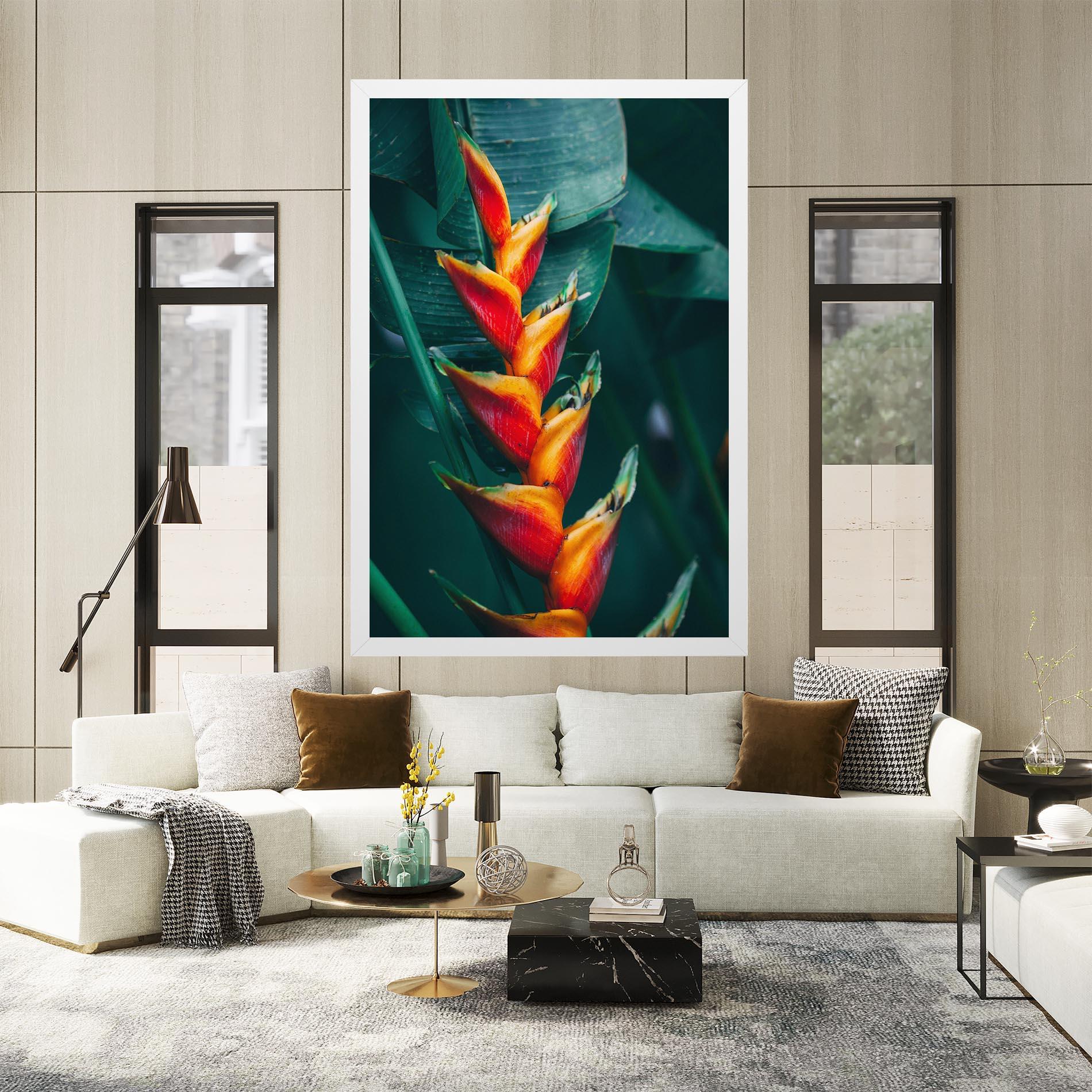 Vászonkép Red Orange Exotic mockup 2