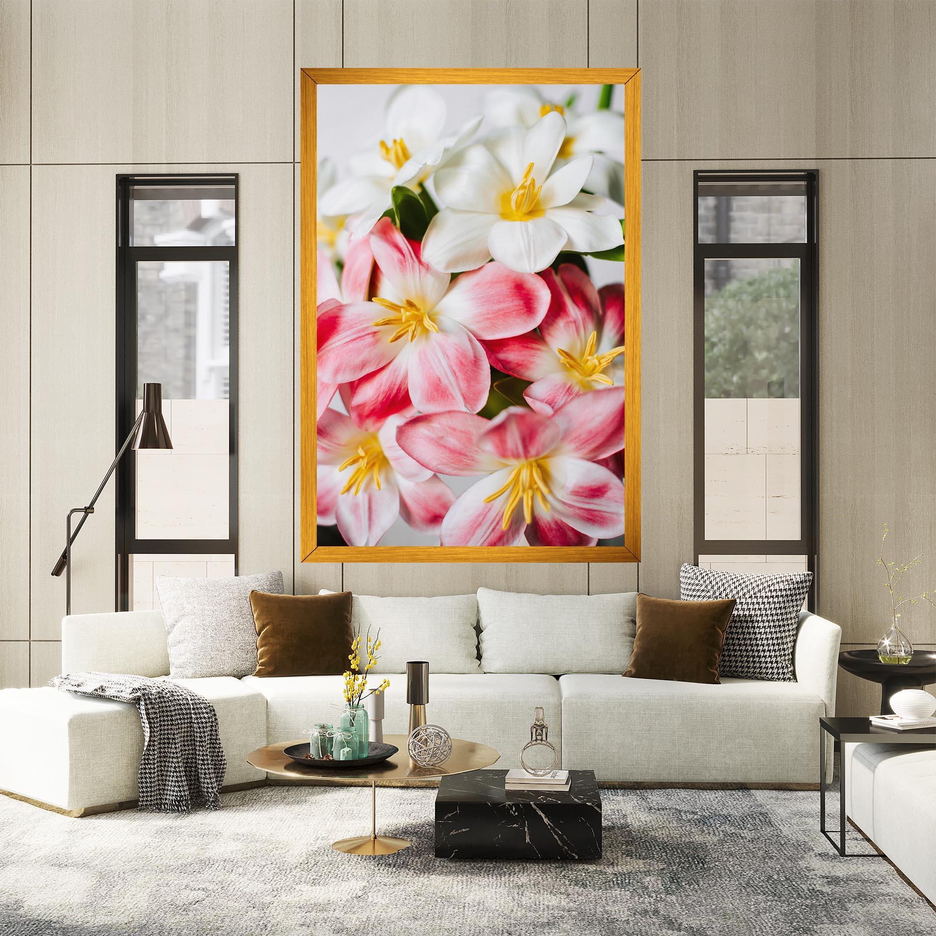 Vászonkép Beautiful Exotic Flower mockup 2