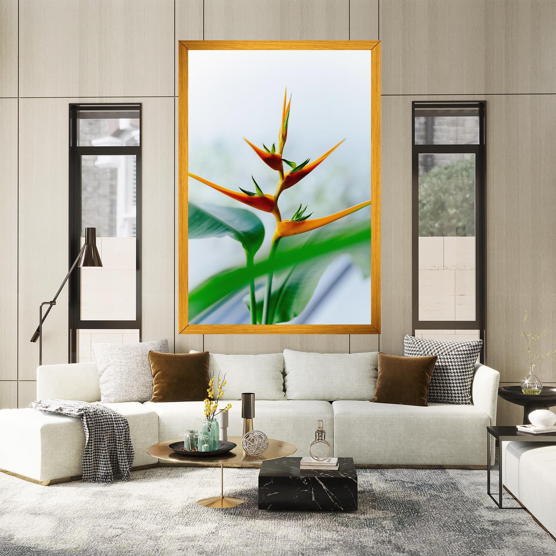 Vászonkép Exotic Orange Green mockup 2