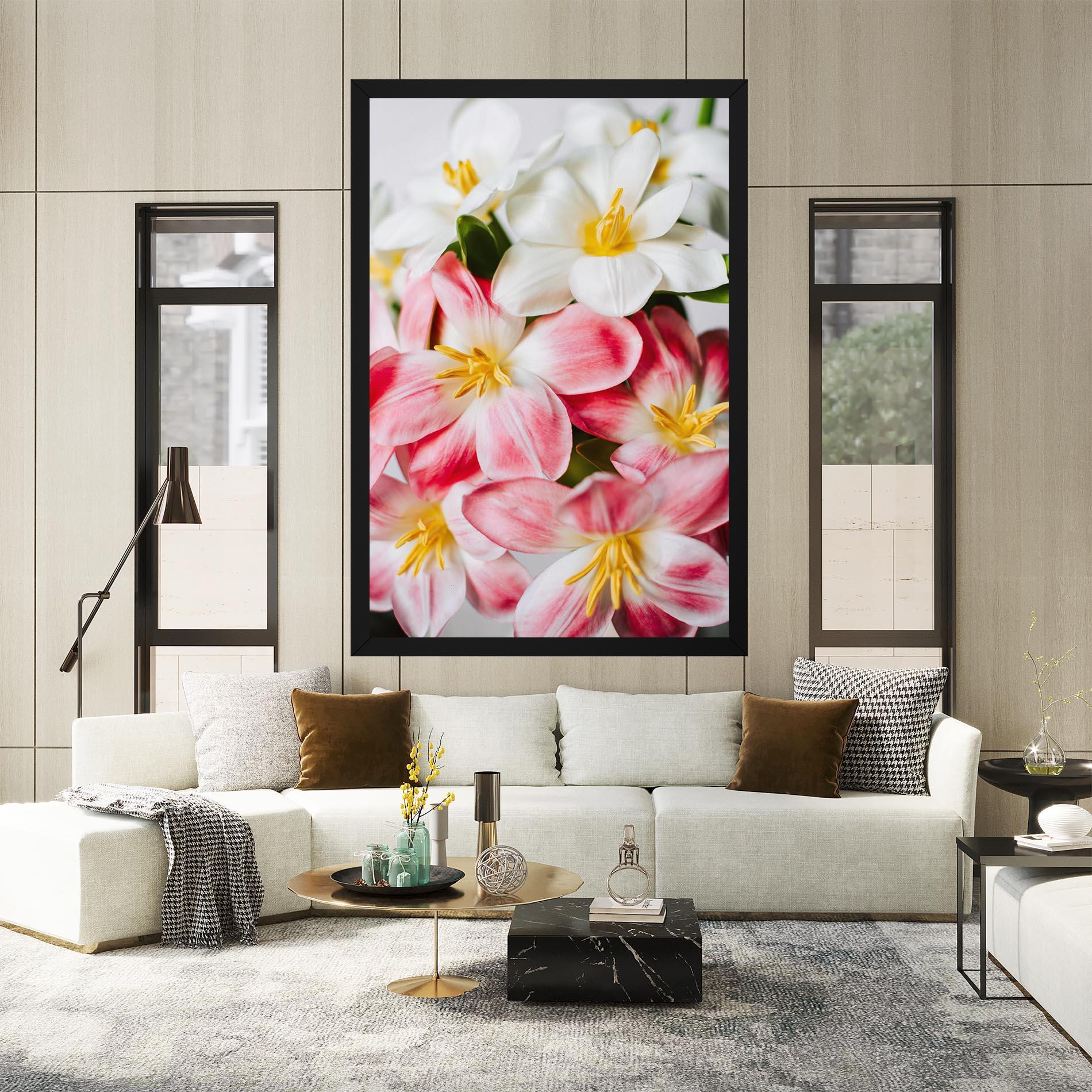 Vászonkép Beautiful Exotic Flower mockup 2