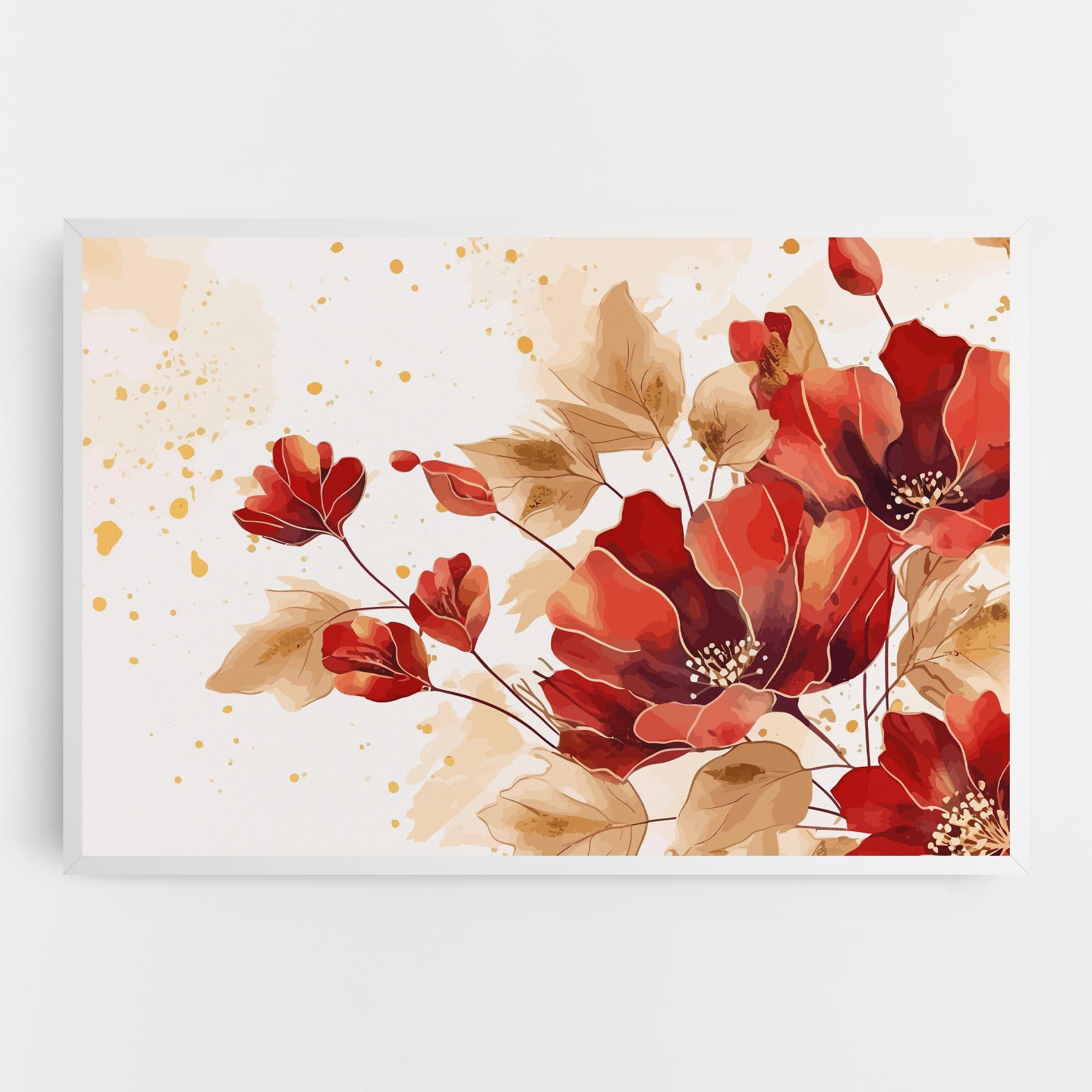 Vászonkép Red Wild Gold mockup 0