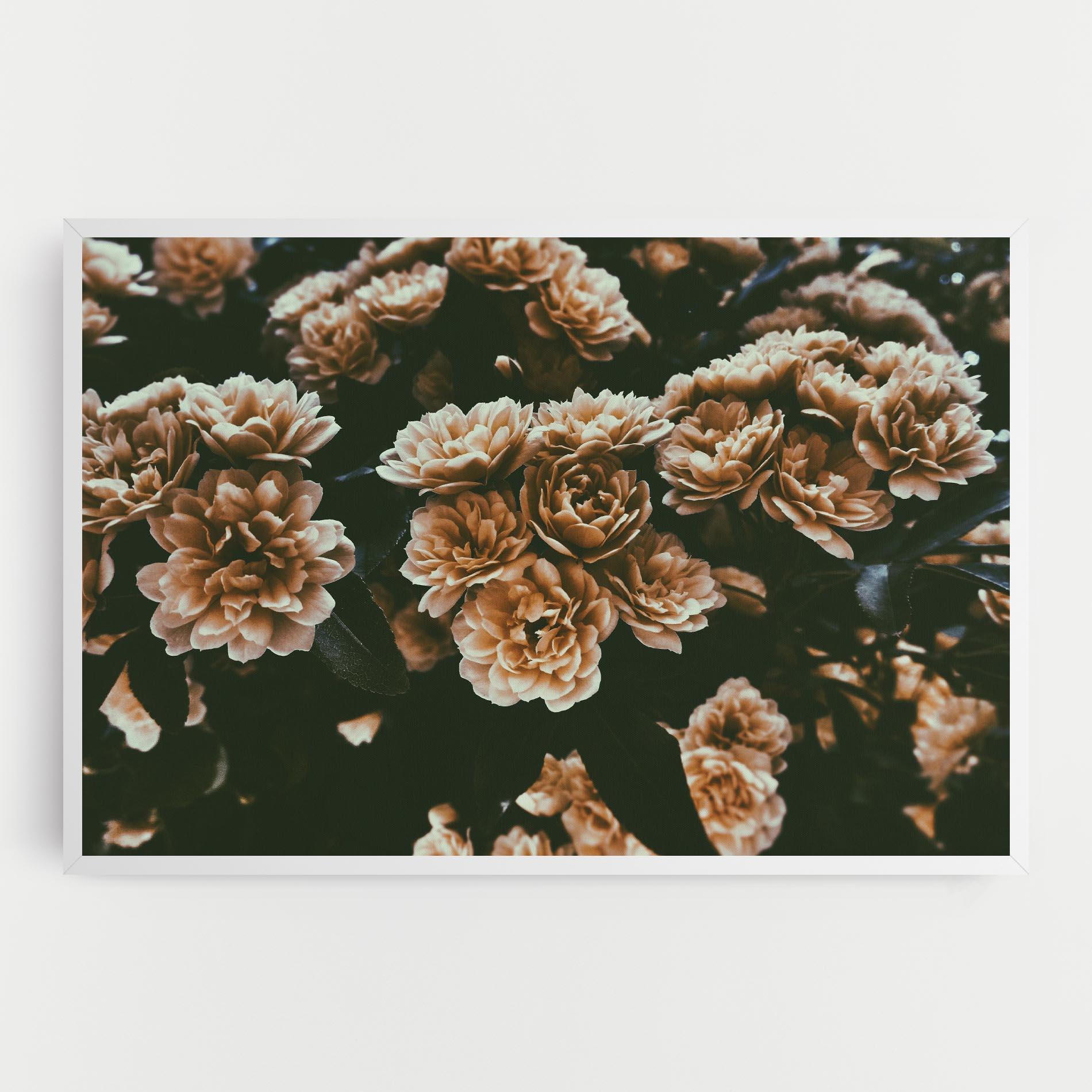 Vászonkép Wild Cream Flower mockup 0