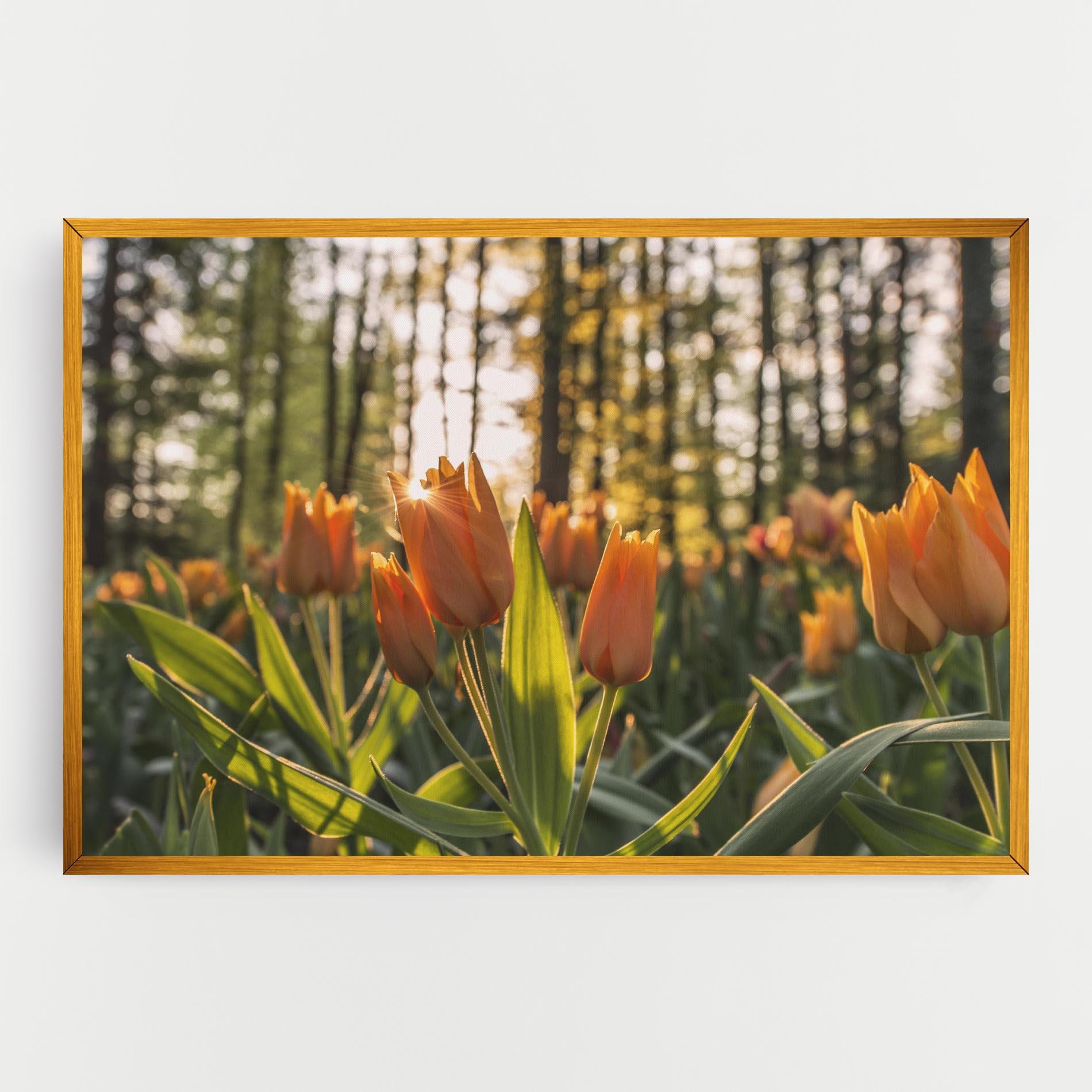 Vászonkép Forest Tulips mockup 0