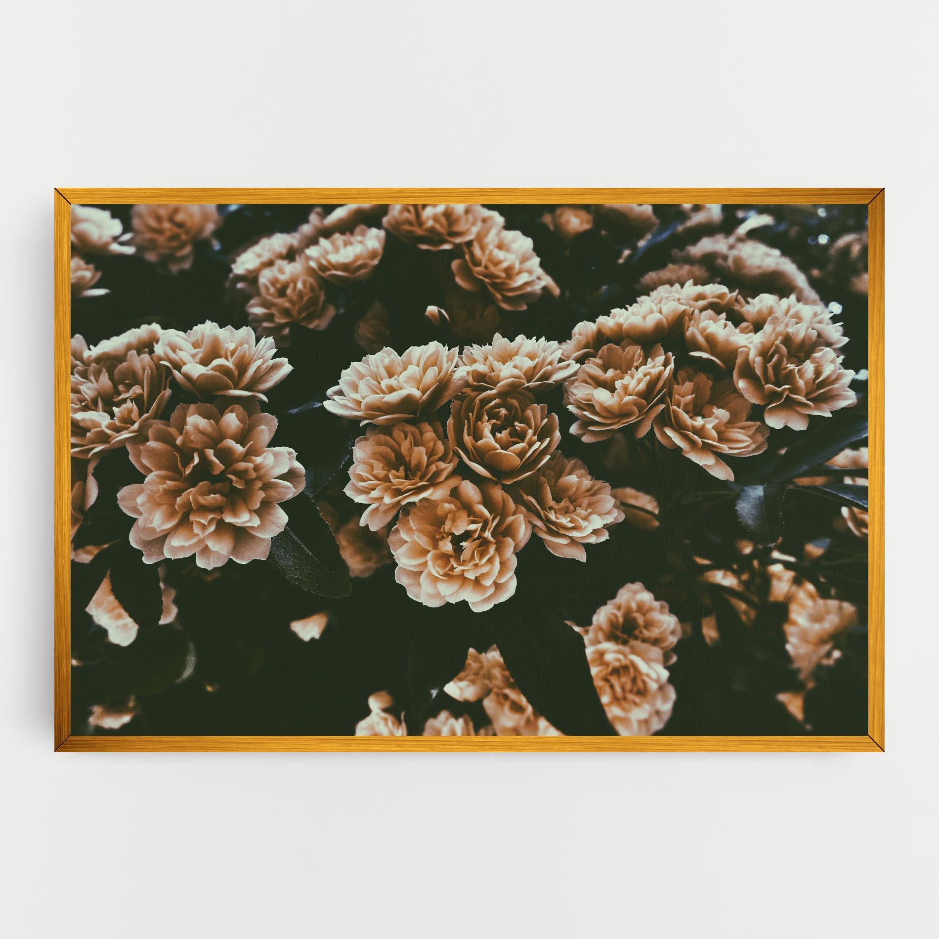 Vászonkép Wild Cream Flower mockup 0