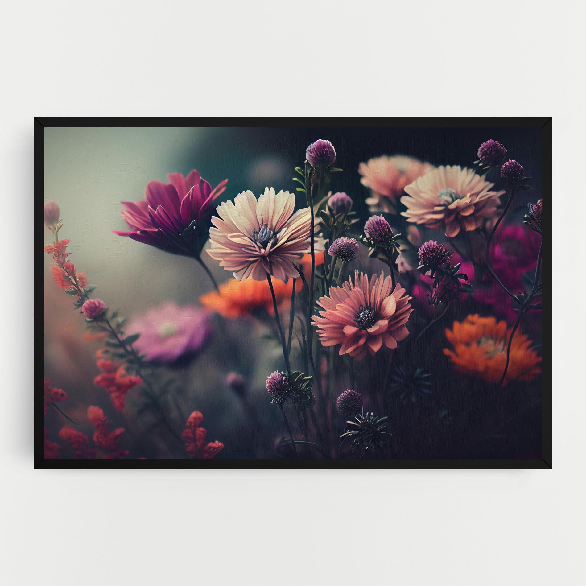 Vászonkép Beautiful Flower Garden mockup 0