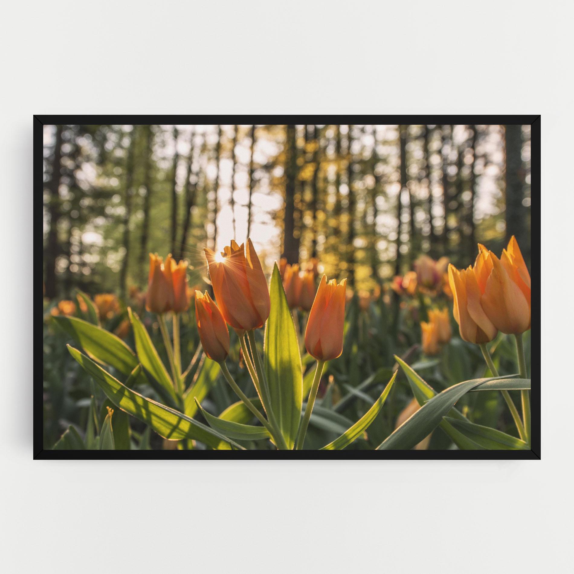 Vászonkép Forest Tulips mockup 0