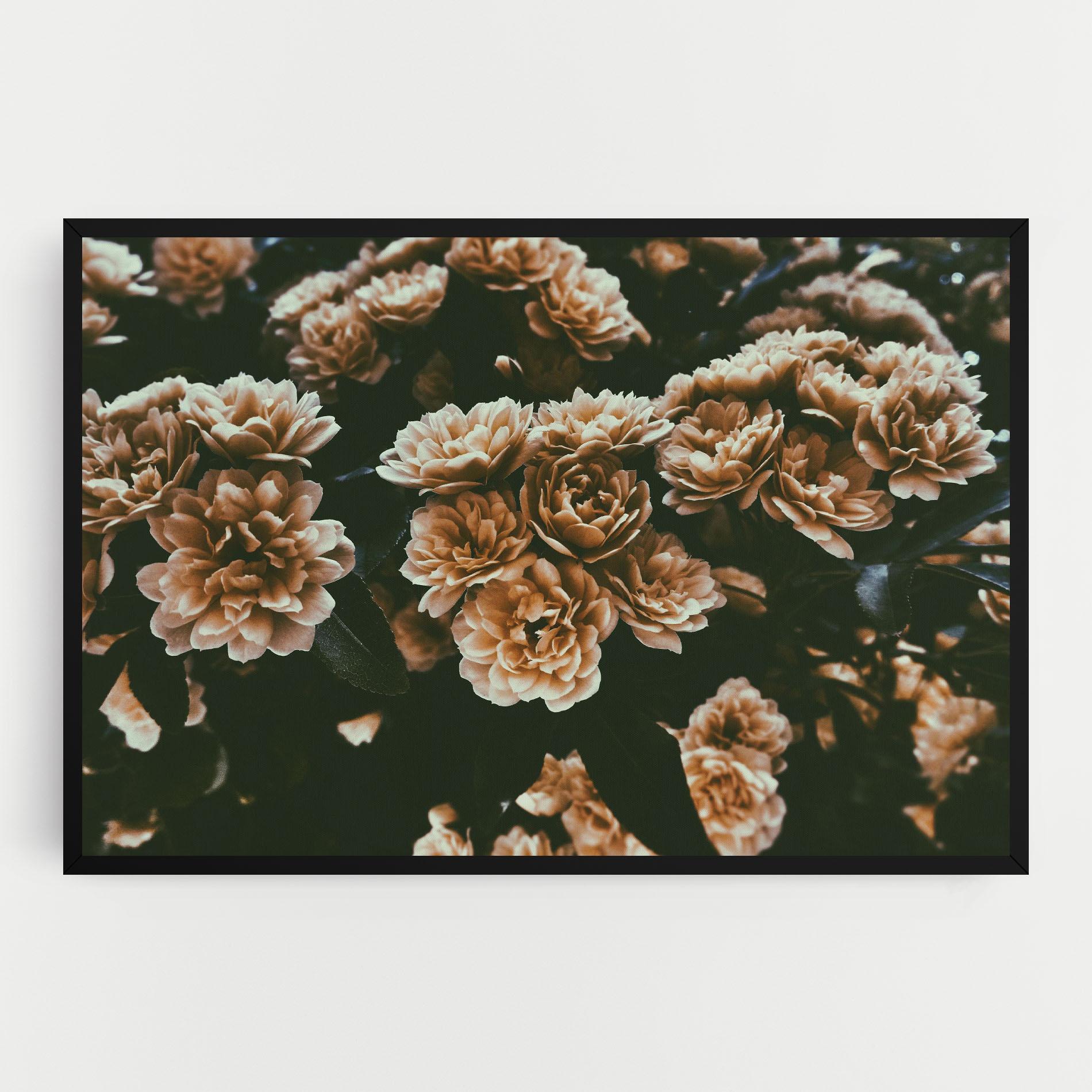 Vászonkép Wild Cream Flower mockup 0