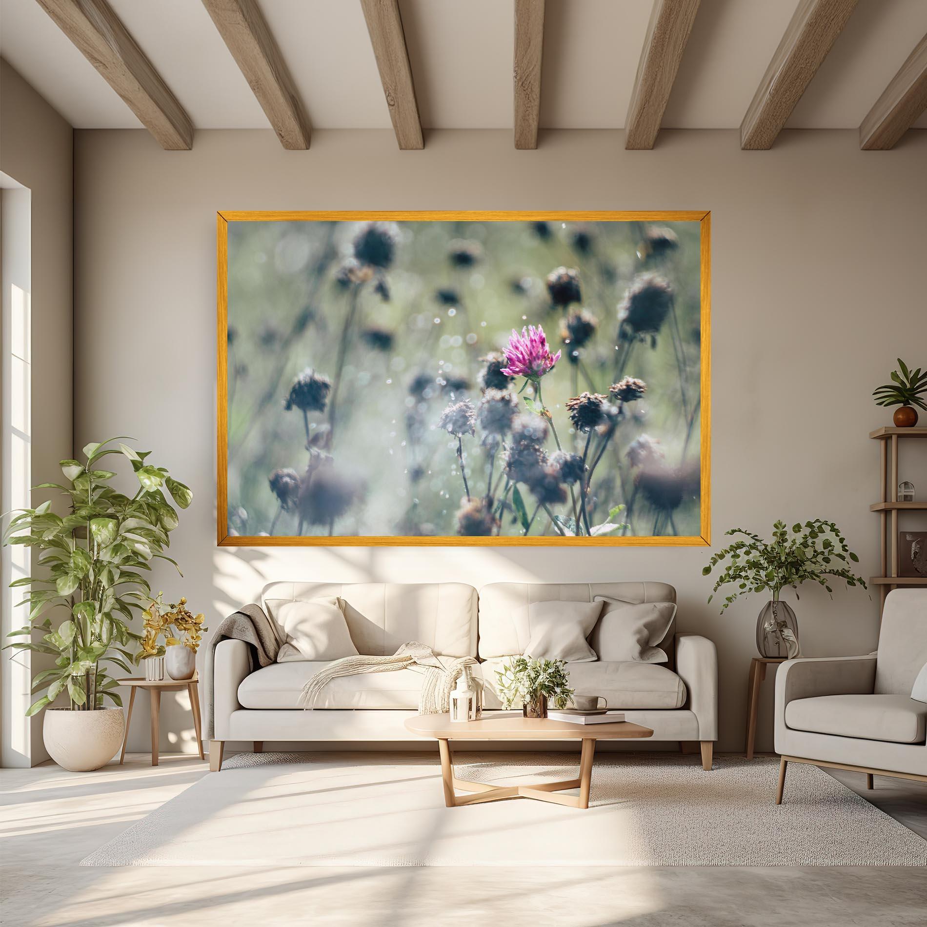 Vászonkép Dreamy Purple Flower mockup 6