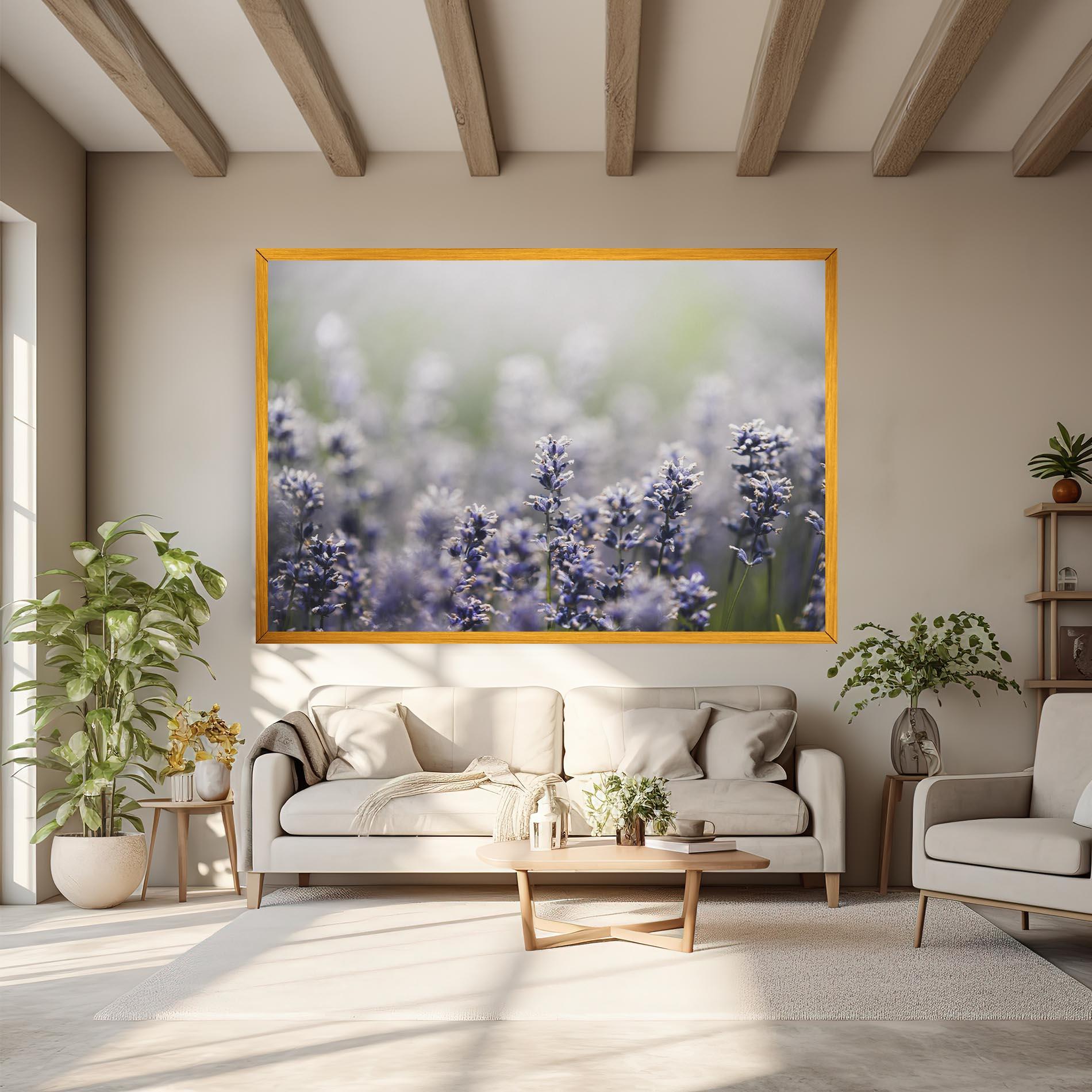 Vászonkép White Purple Wild mockup 6