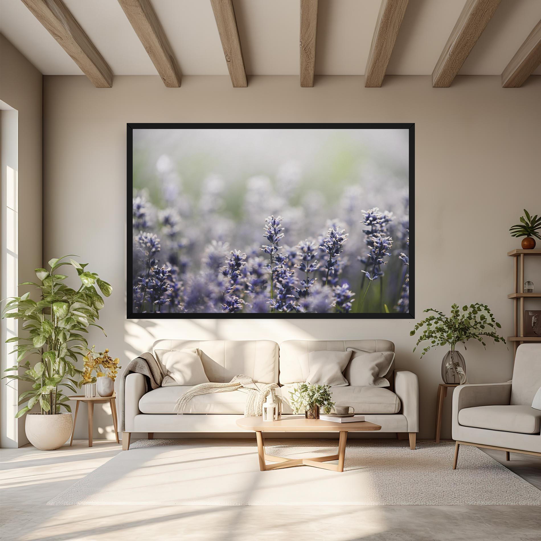 Vászonkép White Purple Wild mockup 6