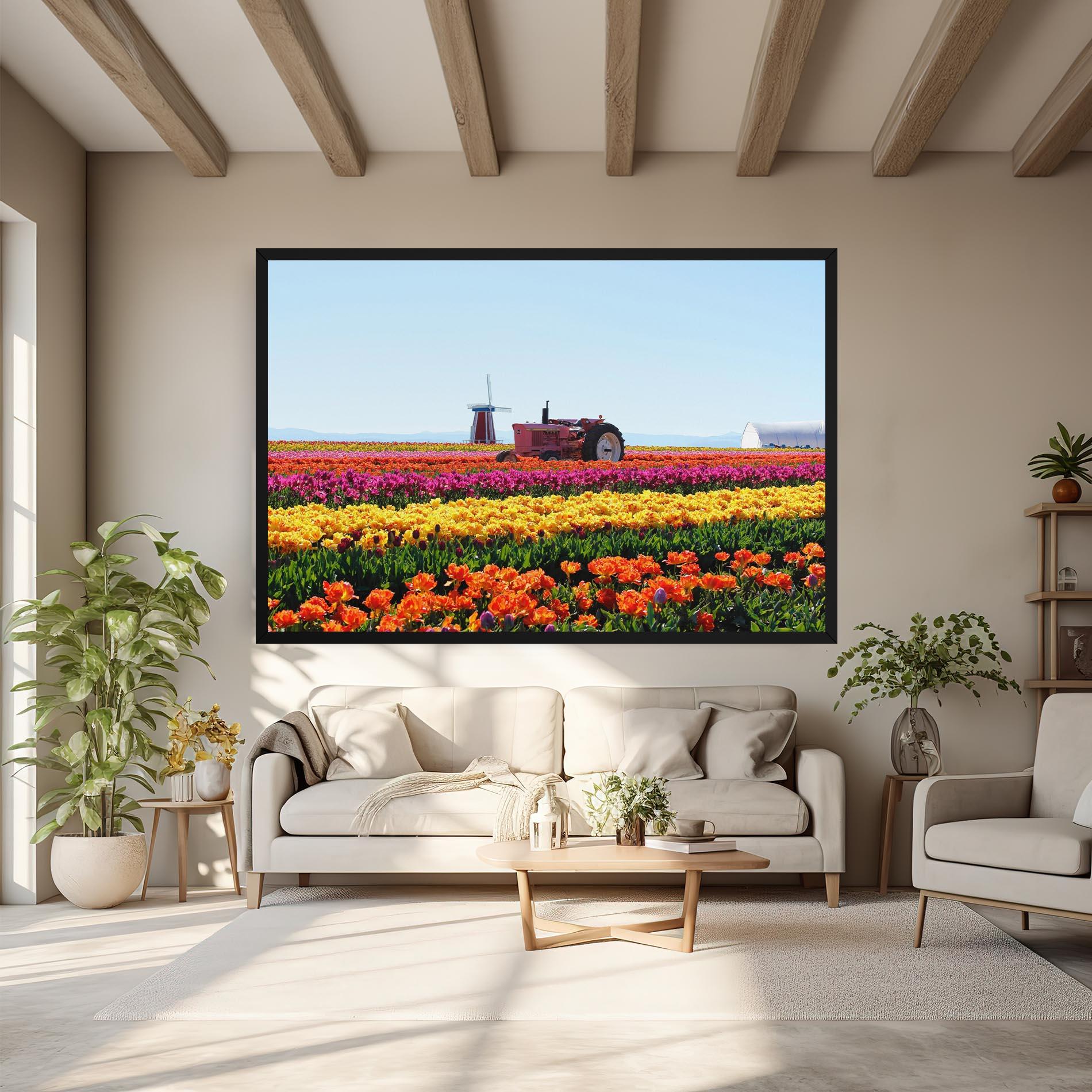 Vászonkép Working Wild Field mockup 6