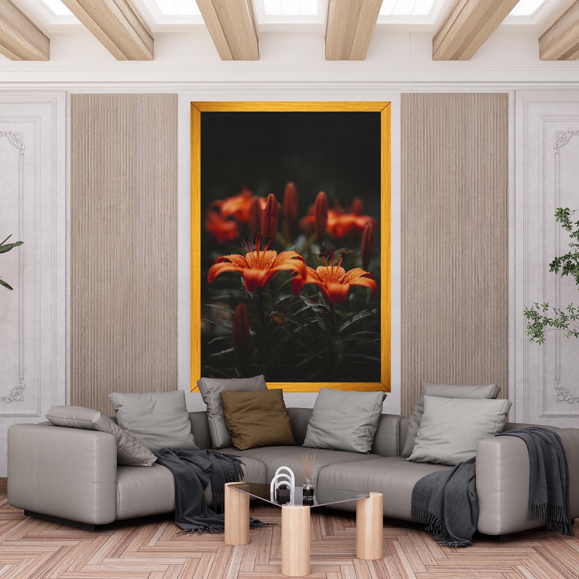 Vászonkép Dreamy Wild Flower mockup 6