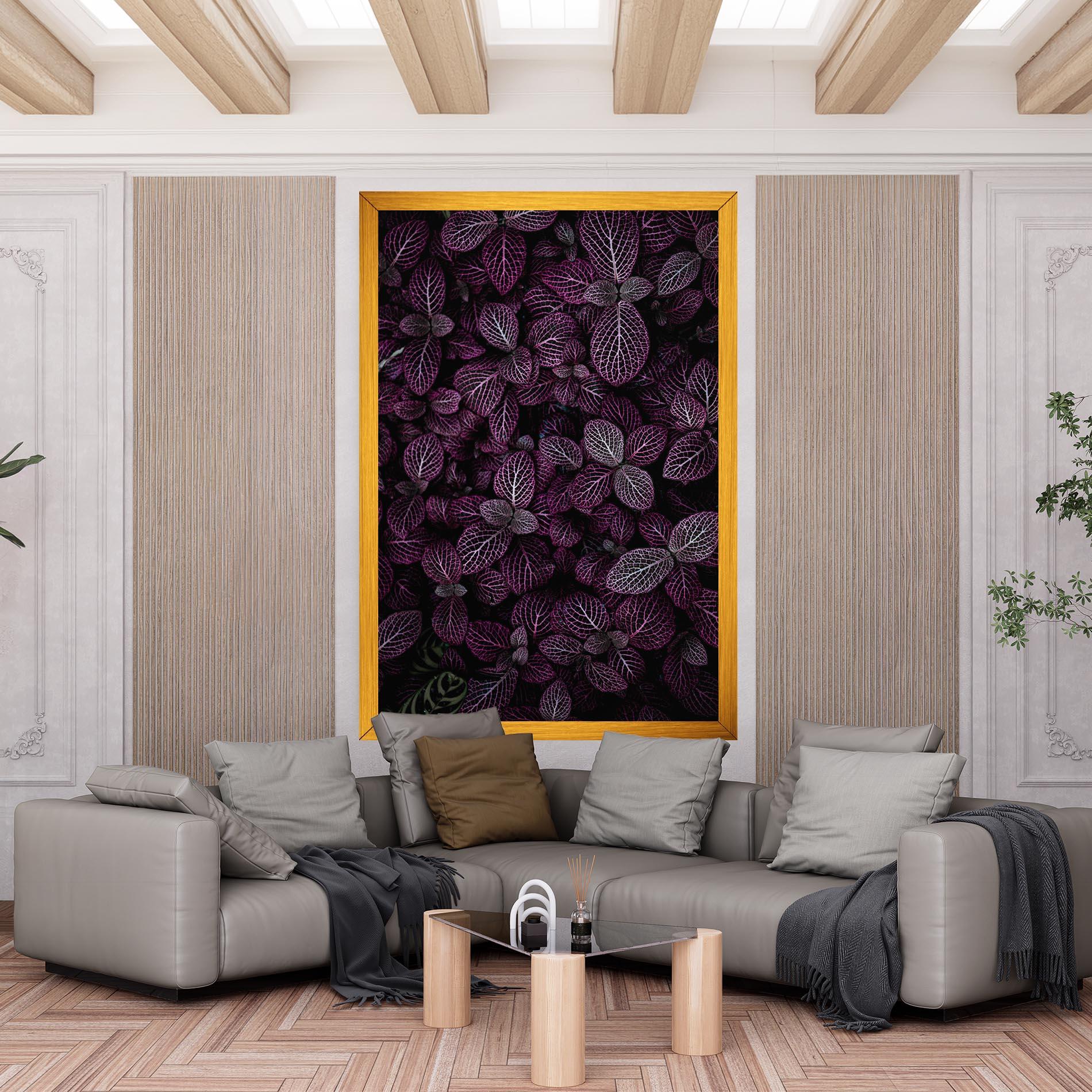 Vászonkép Purple Leaves mockup 6
