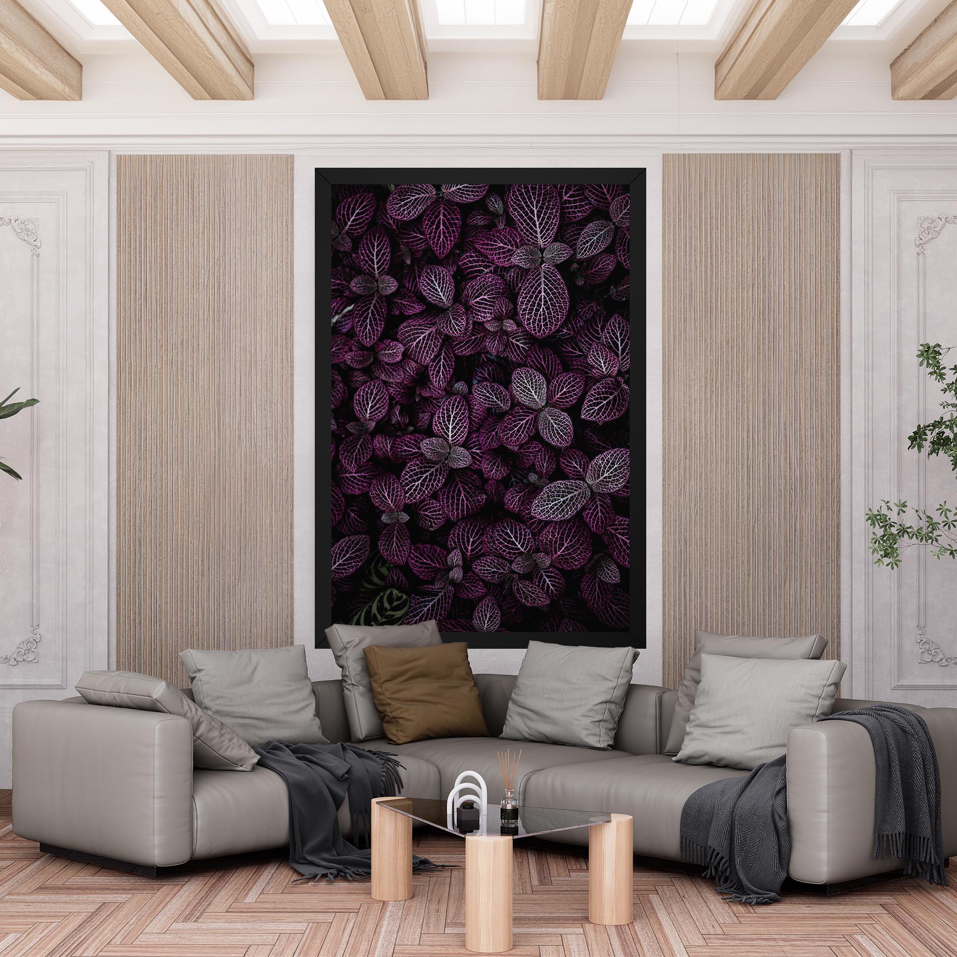 Vászonkép Purple Leaves mockup 6