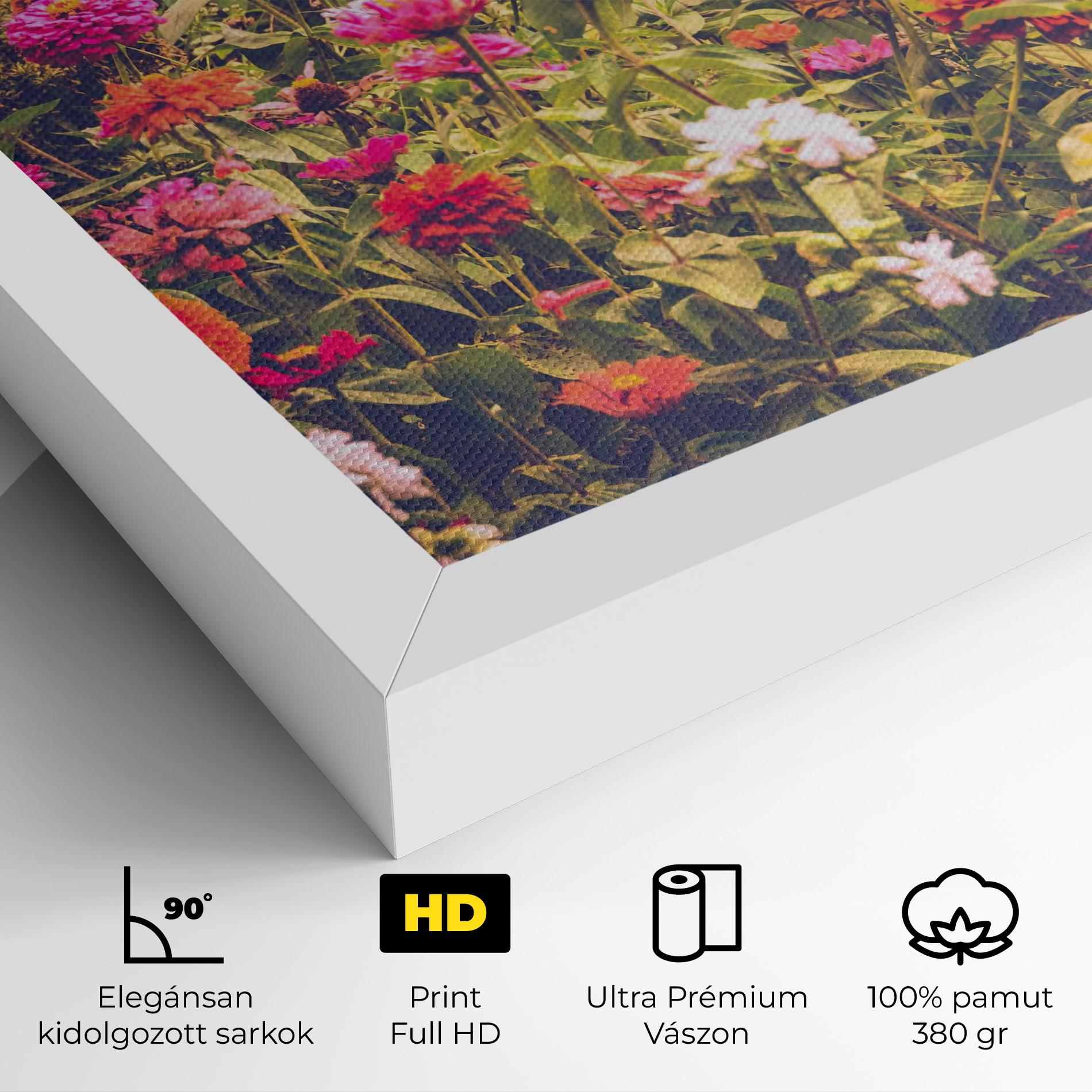Vászonkép Colorful Wild Field mockup 4