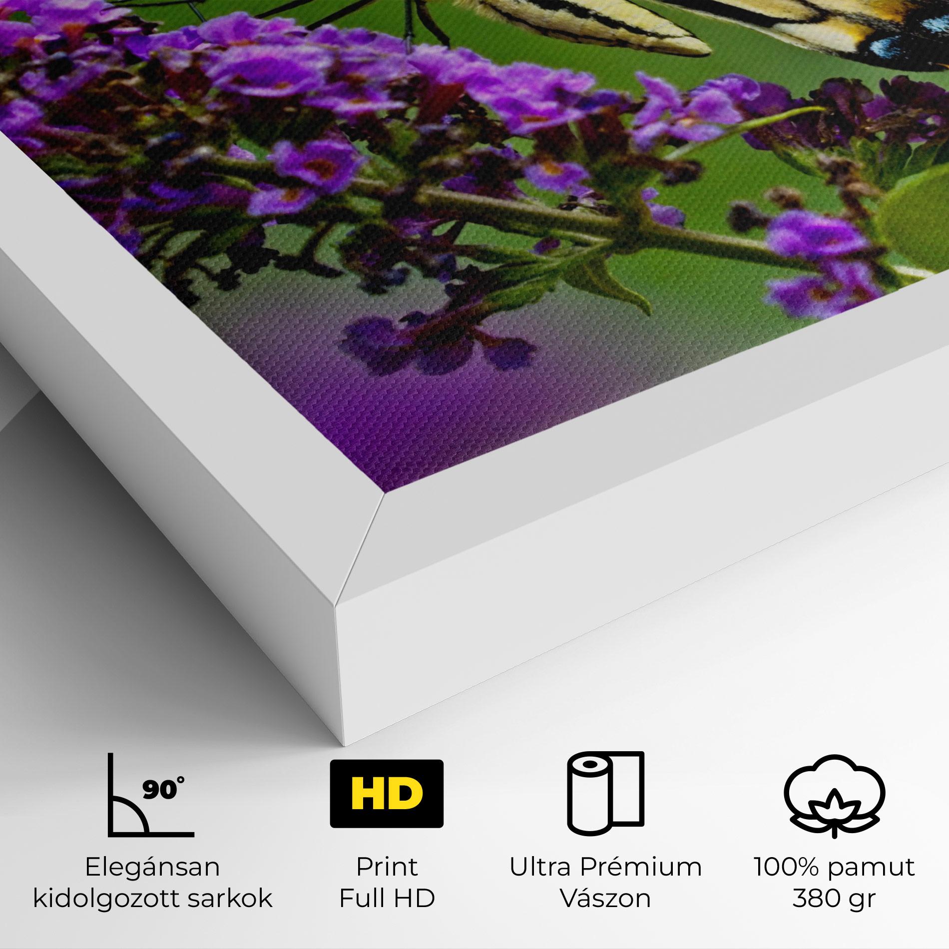 Vászonkép Cream Wild Butterfly mockup 4