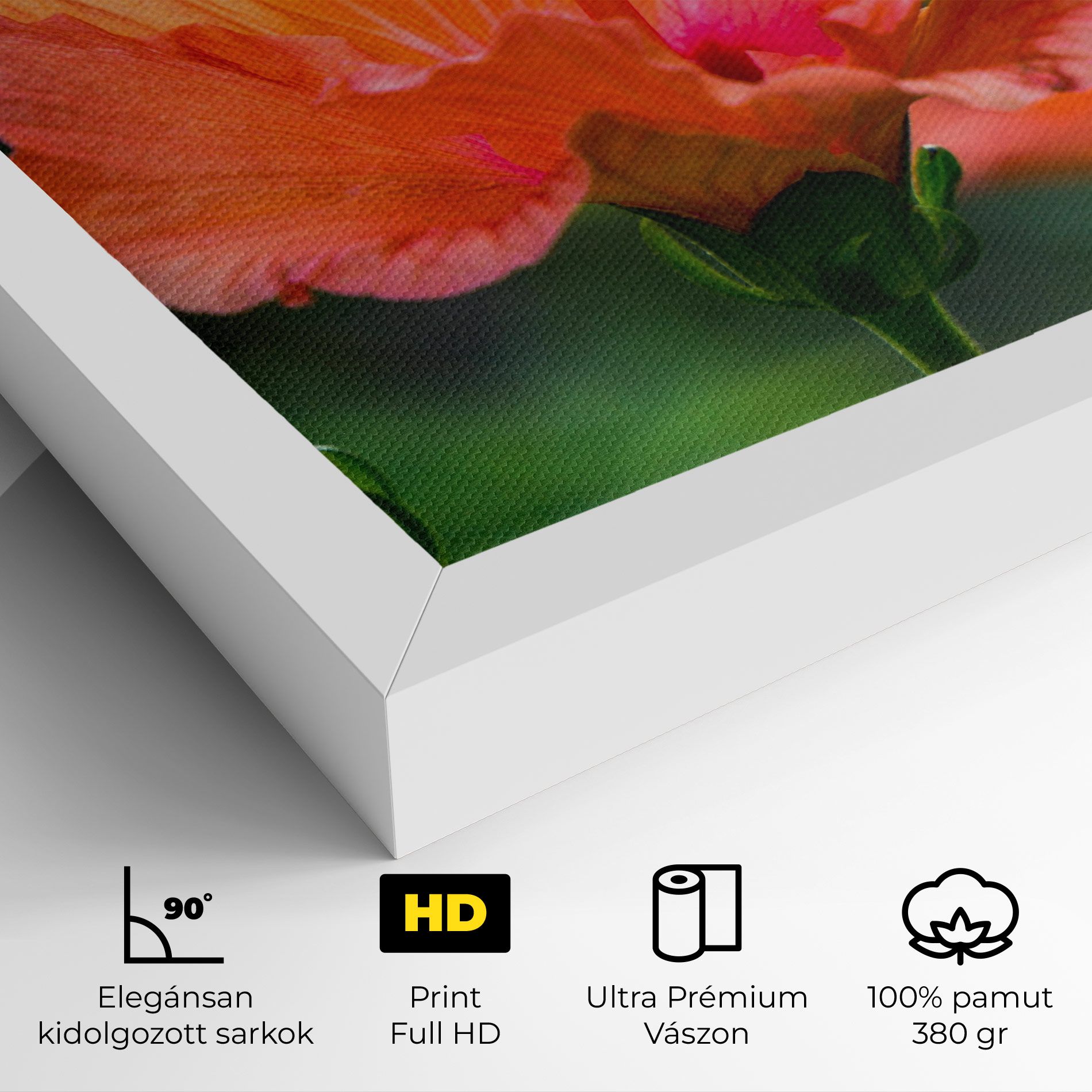 Orange Wild Flower mockup 4