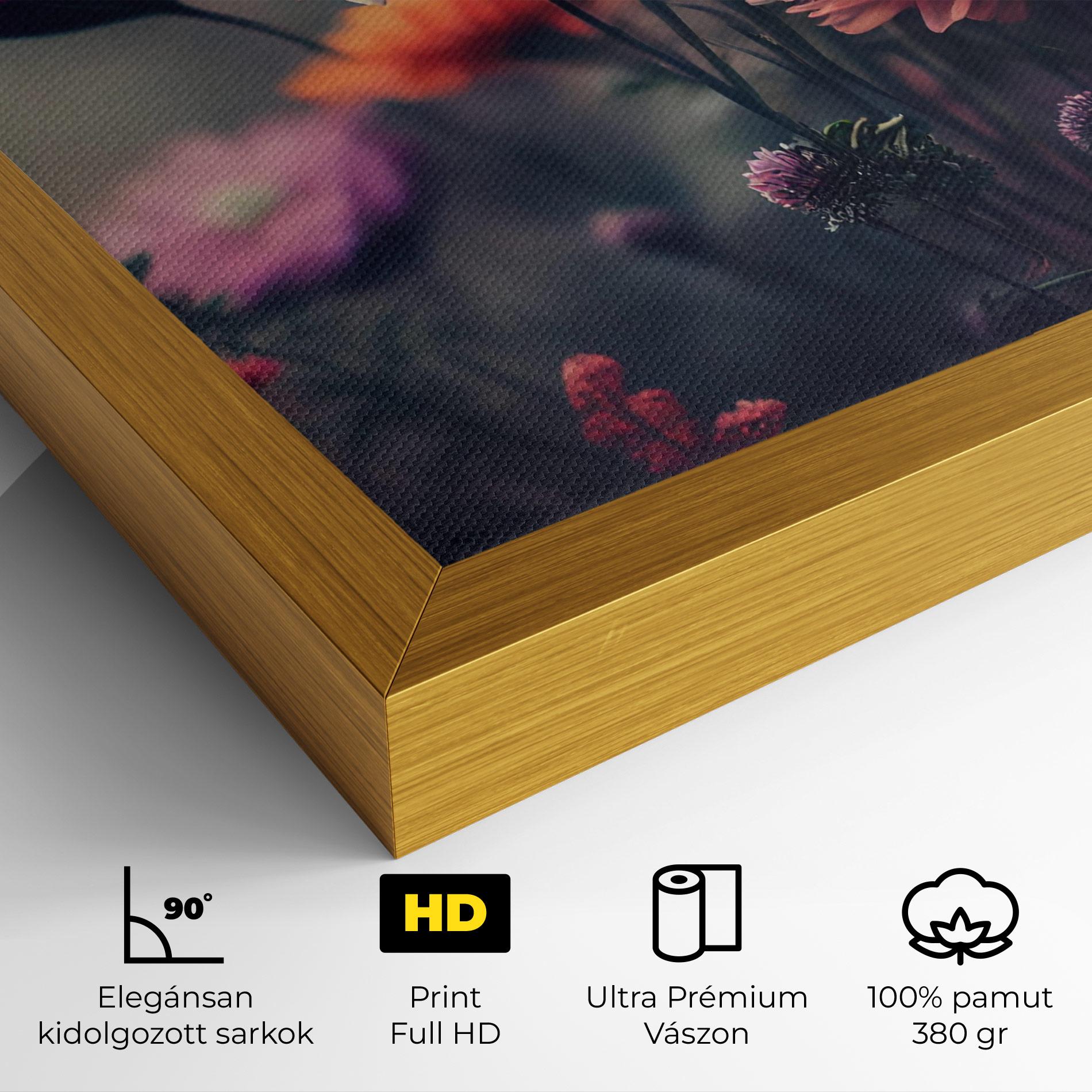 Vászonkép Beautiful Flower Garden mockup 4