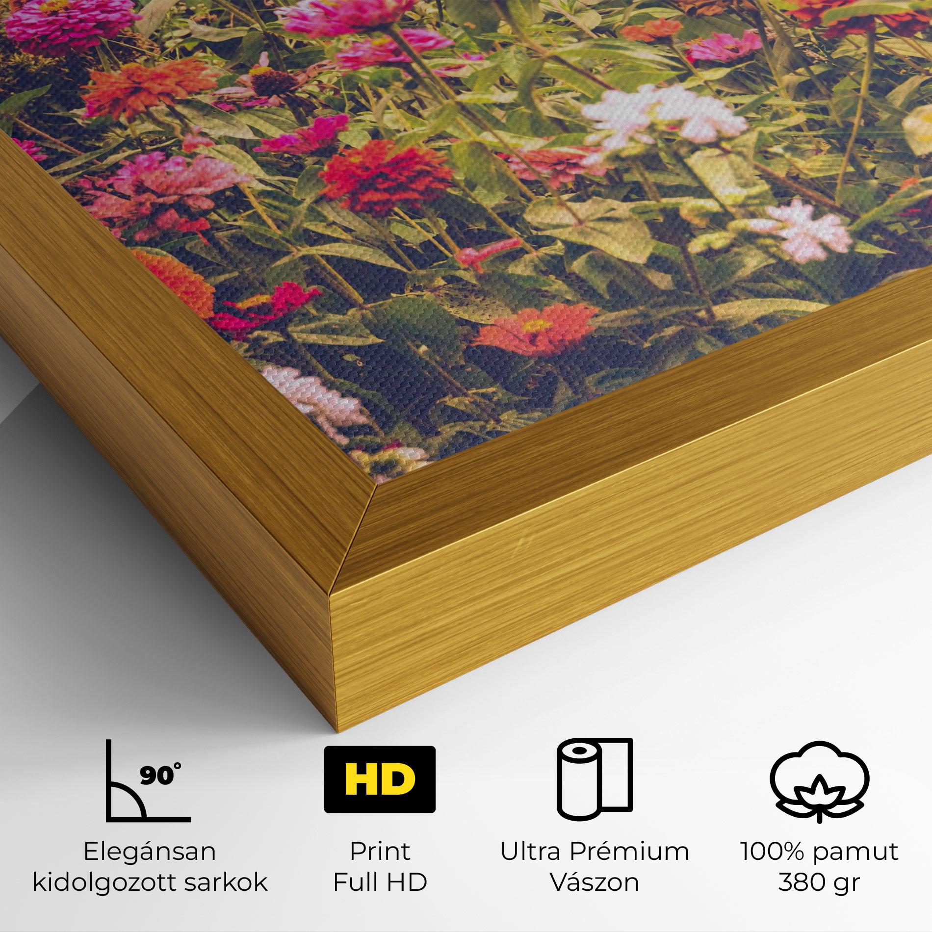 Vászonkép Colorful Wild Field mockup 4