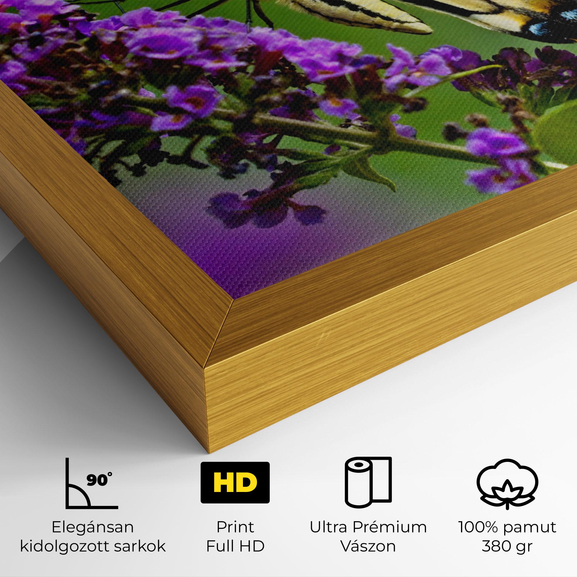 Vászonkép Cream Wild Butterfly mockup 4