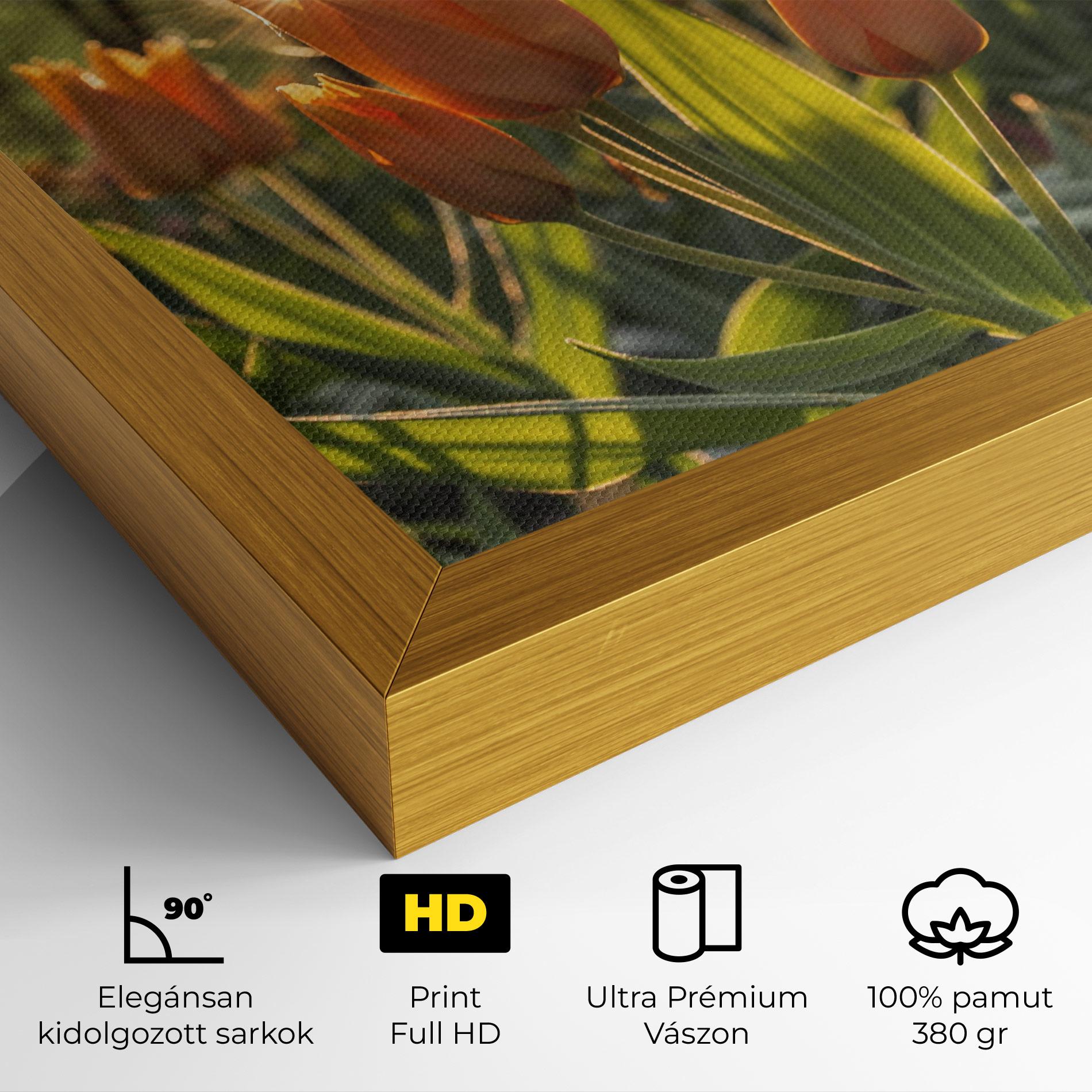 Vászonkép Forest Tulips mockup 4