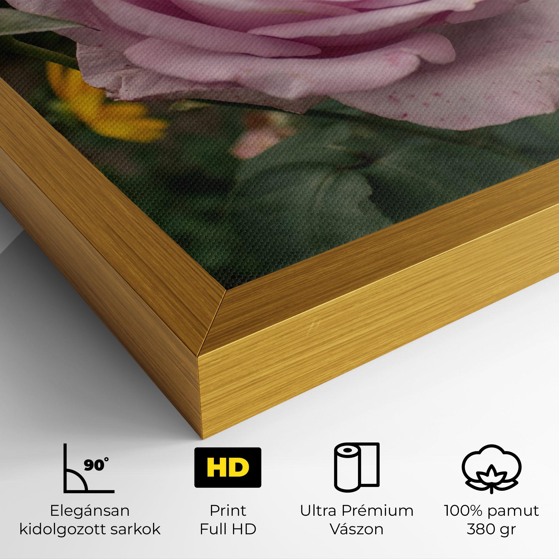 Vászonkép Garden Pink Rose mockup 4