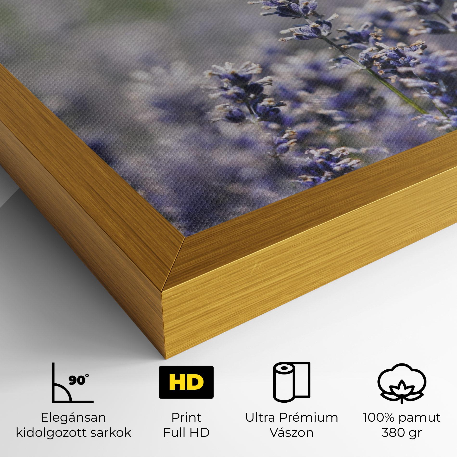 Vászonkép White Purple Wild mockup 4