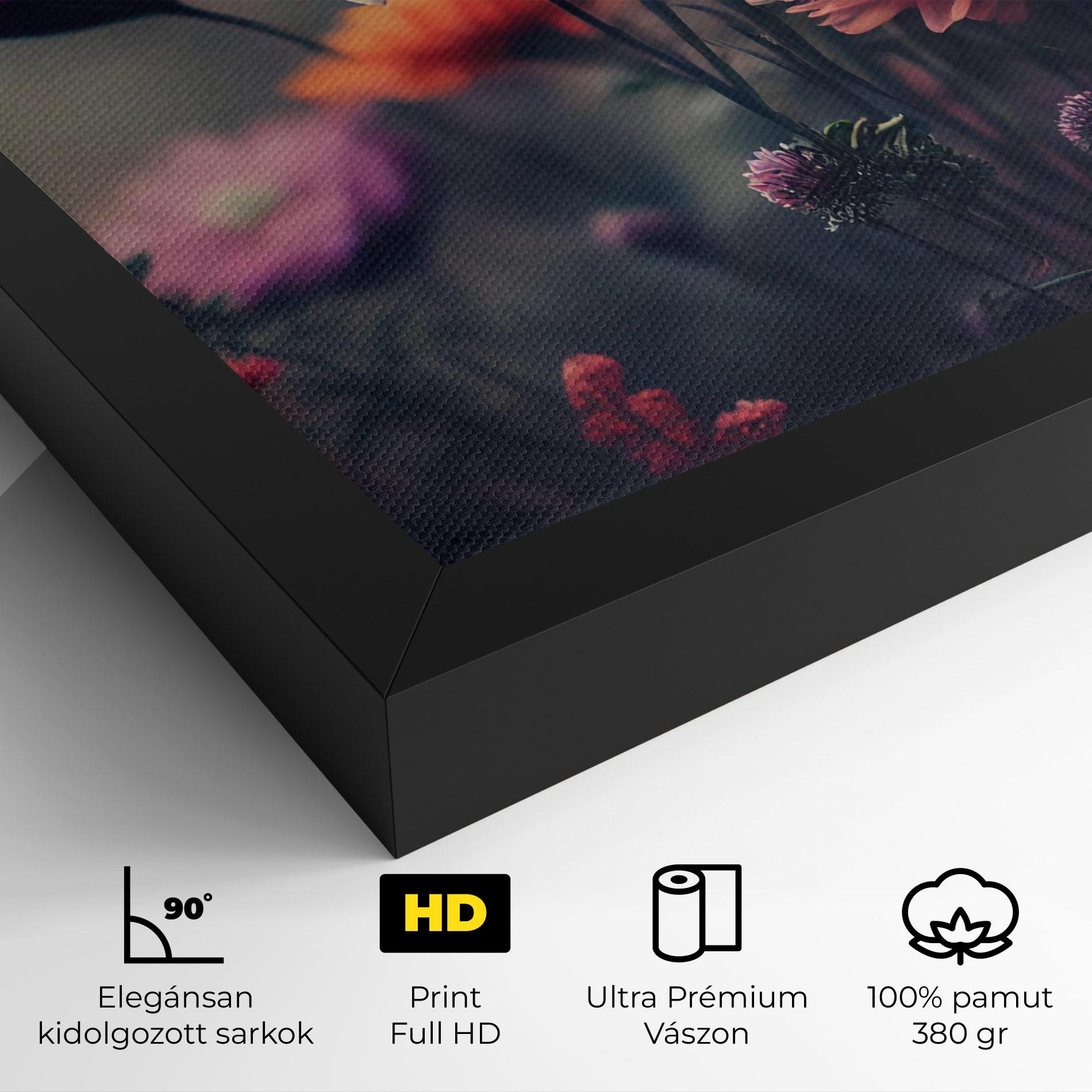 Vászonkép Beautiful Flower Garden mockup 4
